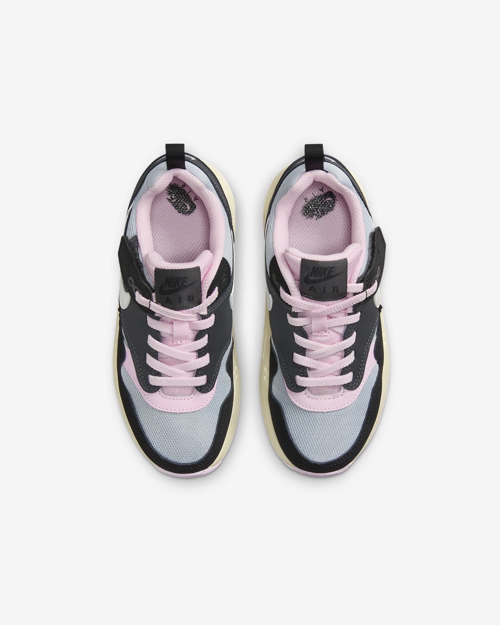 รองเท้าเด็กเล็ก Nike Air Max 1 EasyOn - ดำ/Anthracite/Pink Foam/Summit White