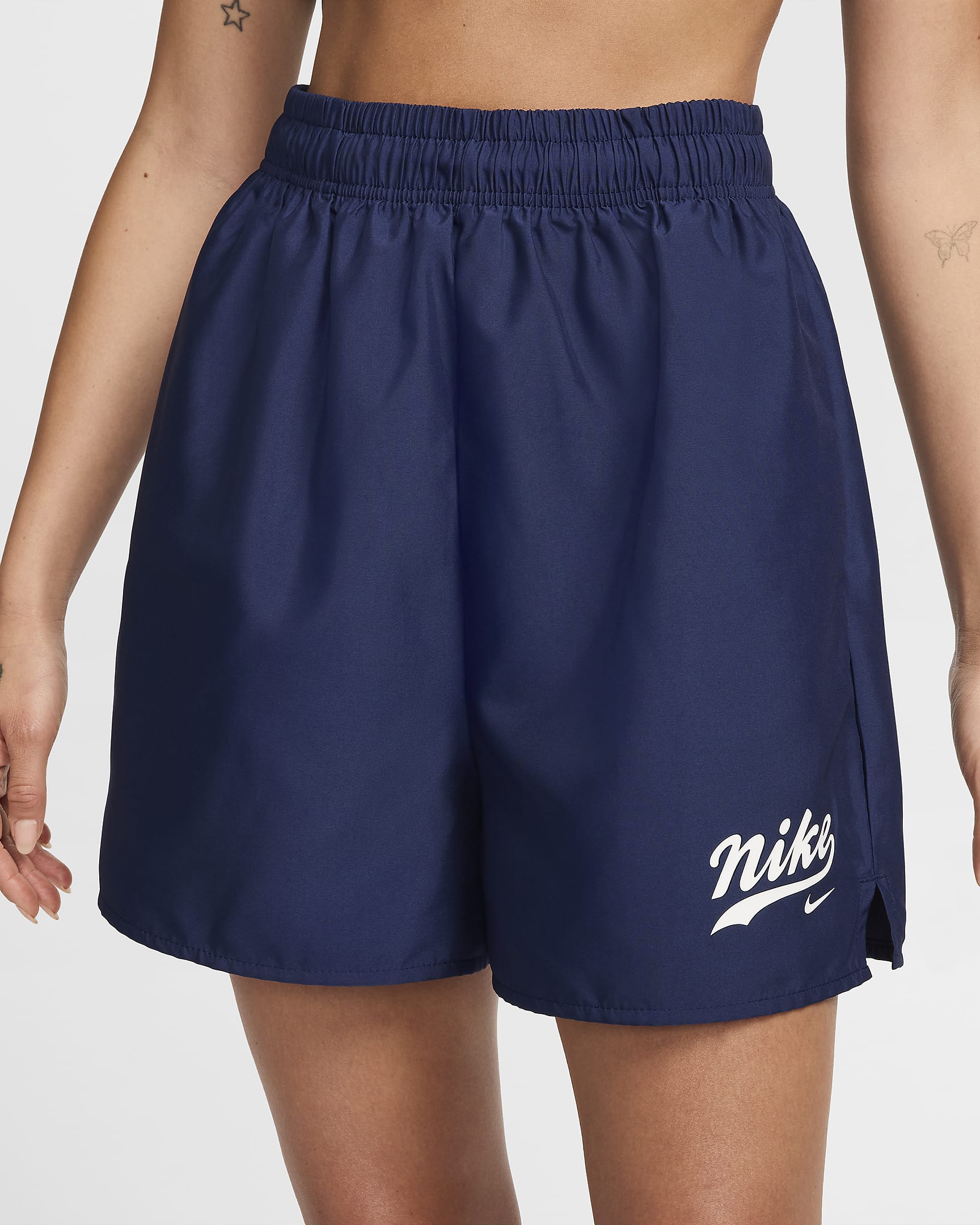 Nike Sportswear Women's Woven Shorts - Midnight Navy