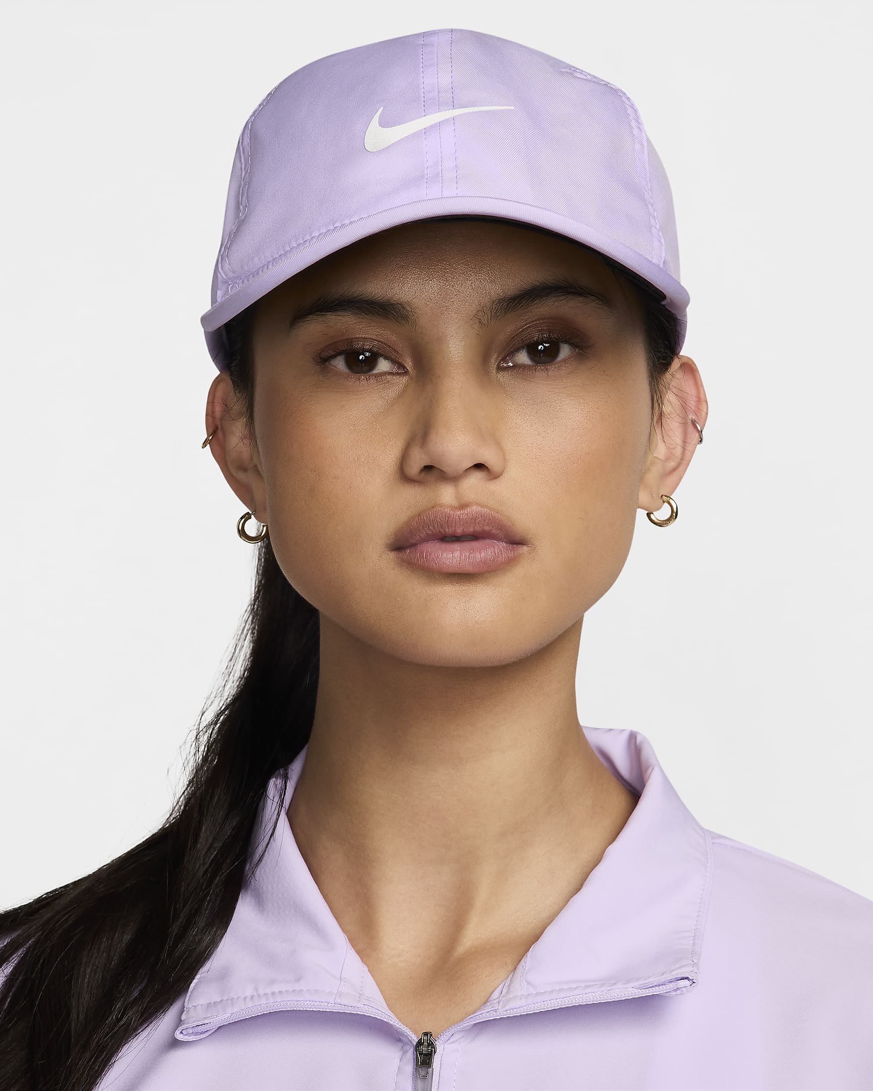 Nike Dri-FIT Club Unstructured Featherlight Cap - Lilac Bloom/White