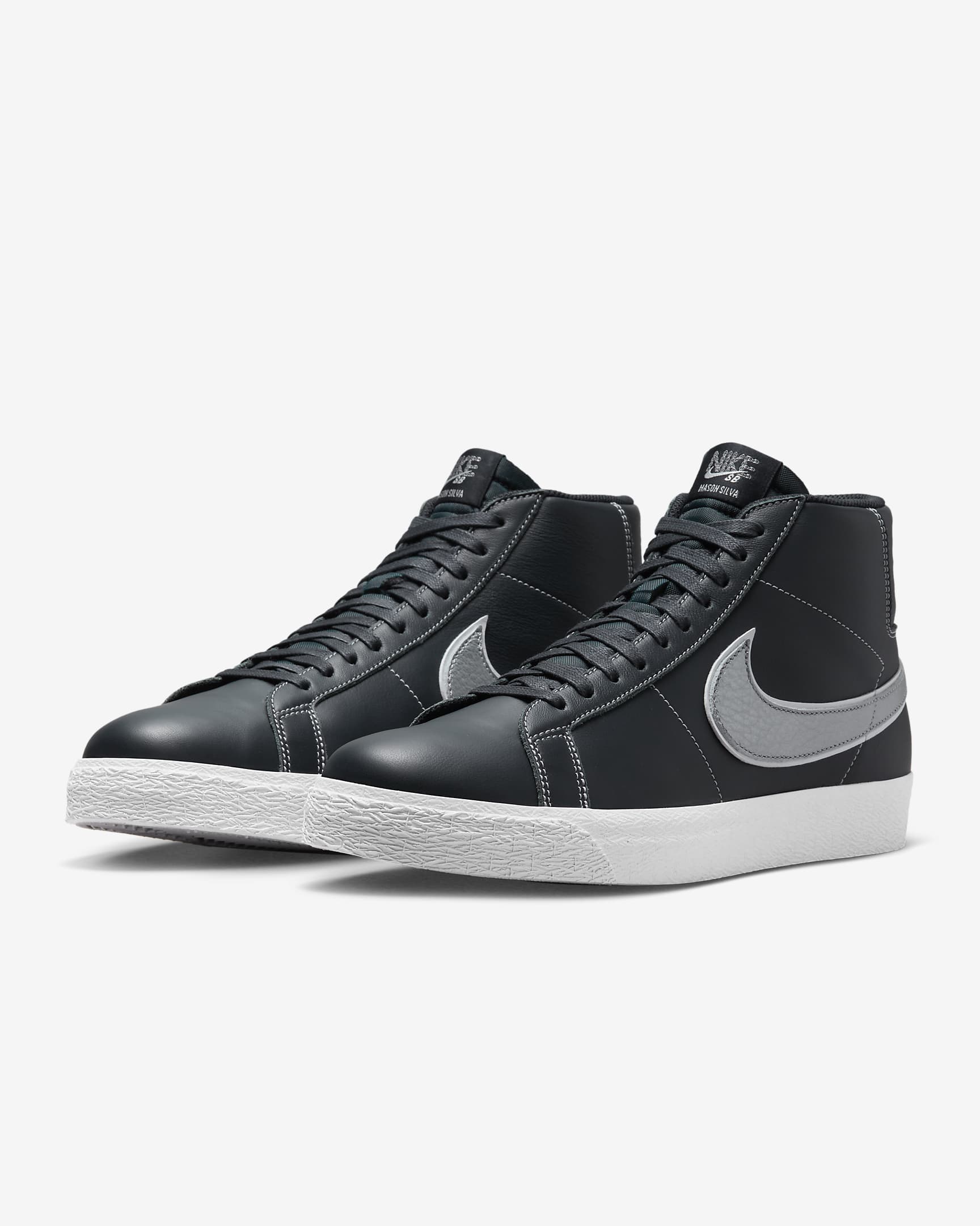 Nike SB Zoom Blazer Mid x Mason Silva Skate Shoes. Nike PT