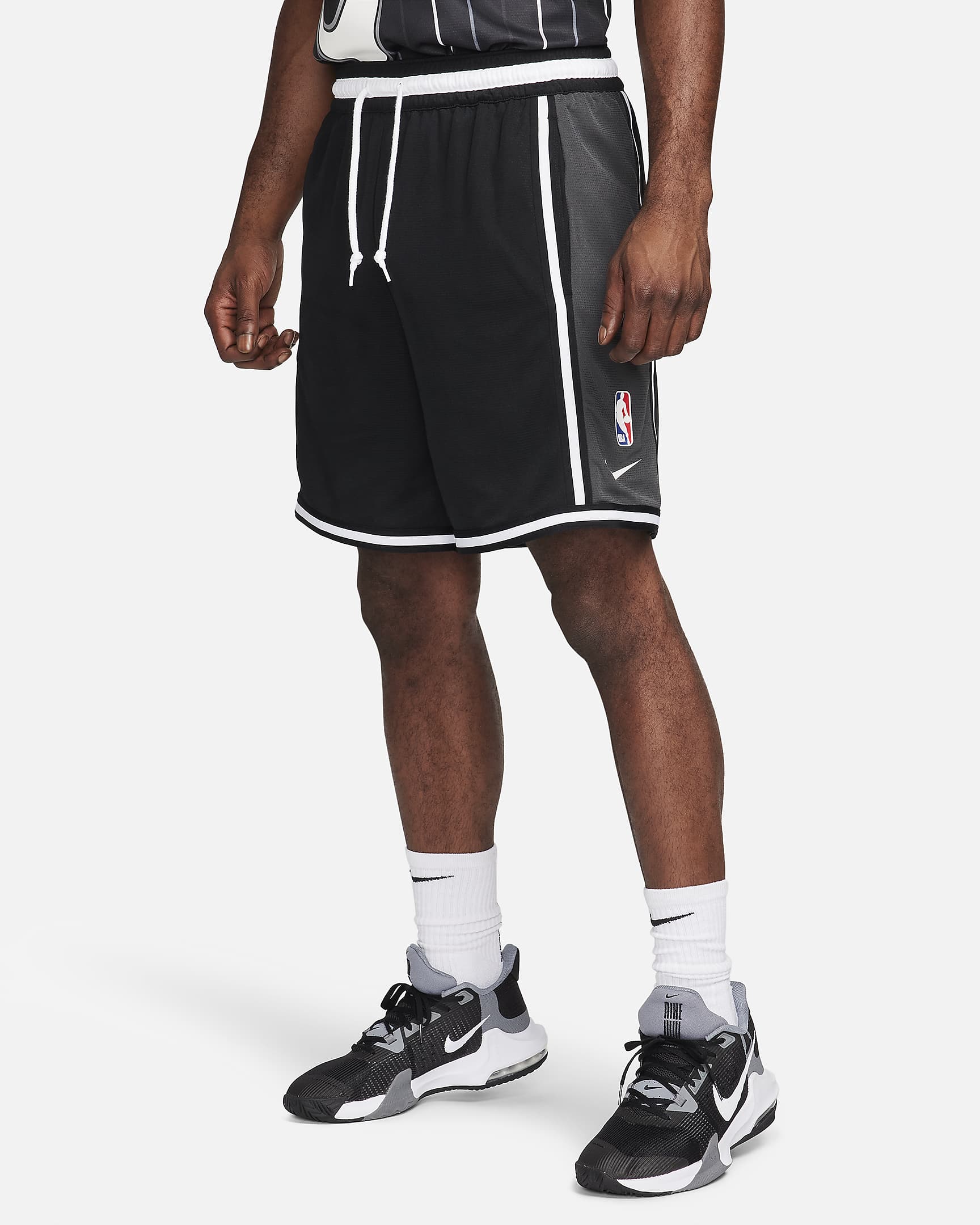 Brooklyn Nets Men's Nike Dri-FIT NBA Pre-game Shorts. Nike LU