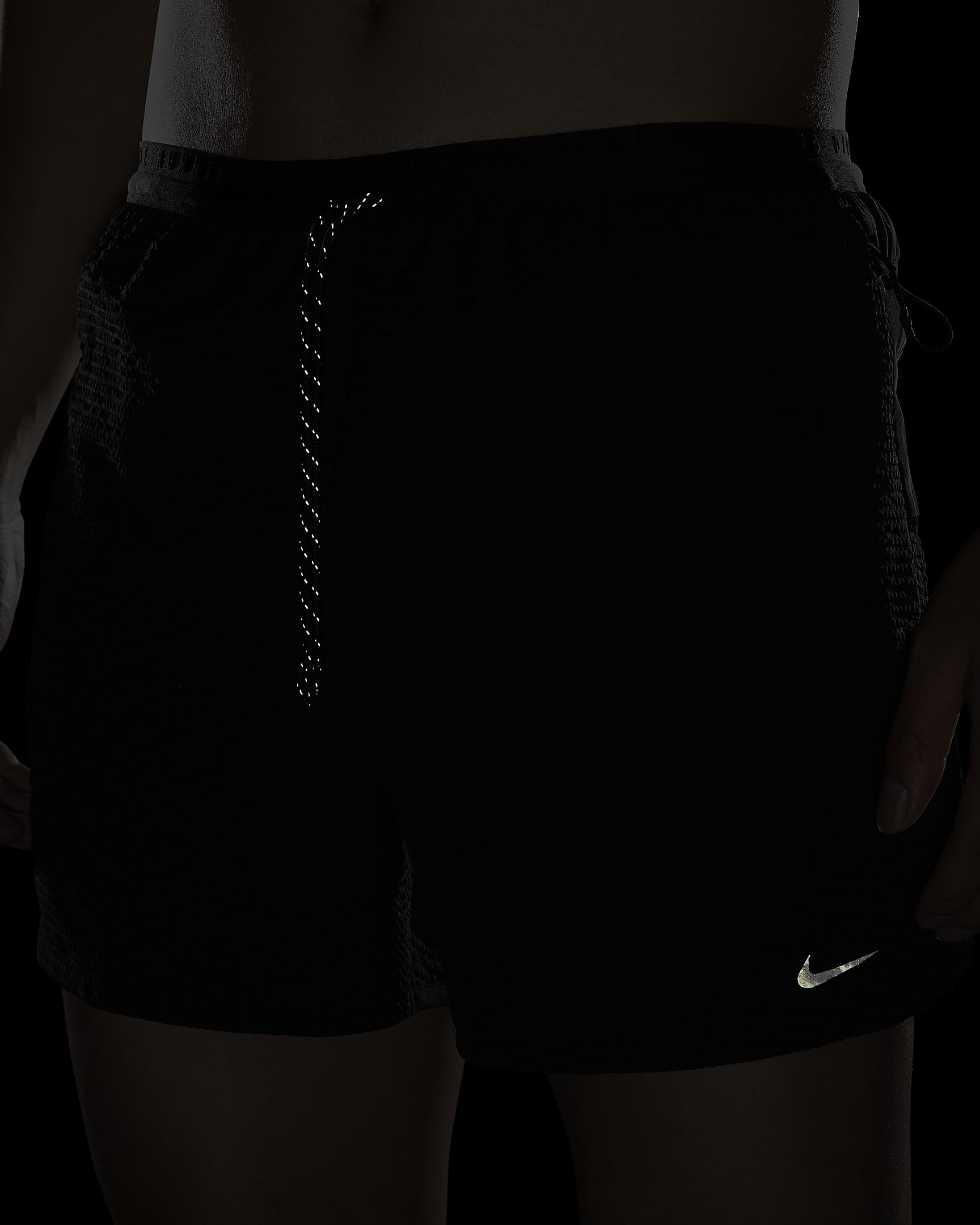 Nike Running Division Men's Dri-FIT ADV 4" Brief-Lined Running Shorts - Black