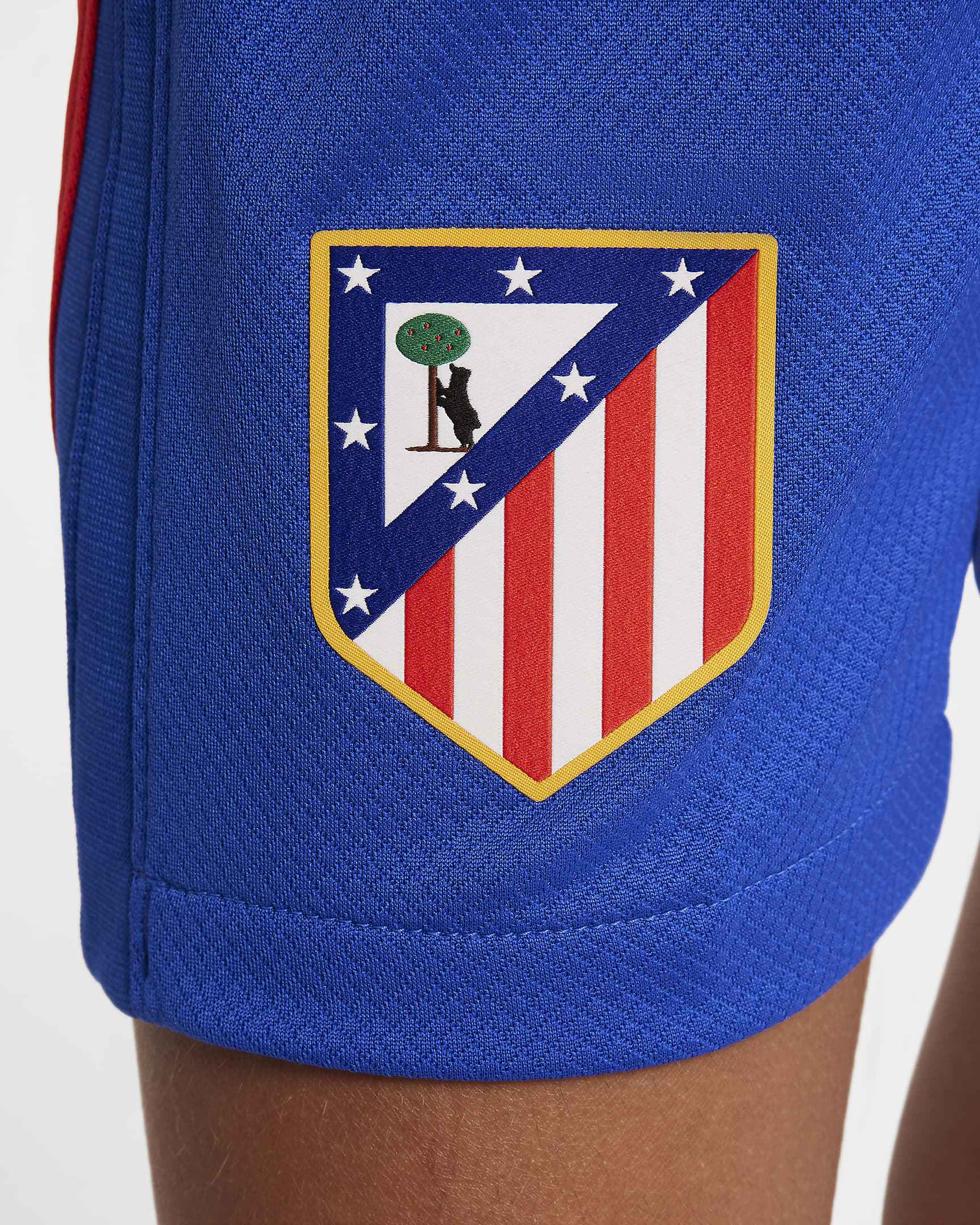 Atlético Madrid 2024/25 Stadium Home Older Kids' Nike Dri-FIT Football Replica Shorts - Hyper Royal/Light Crimson/White