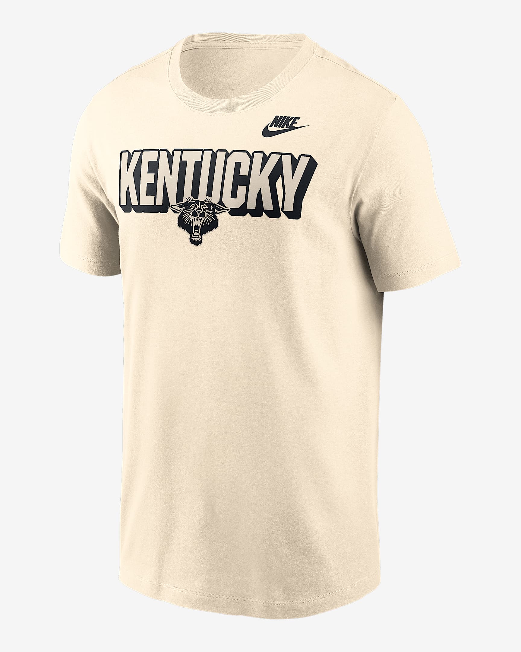 Playera universitaria Nike para hombre Kentucky Team Bold - Natural