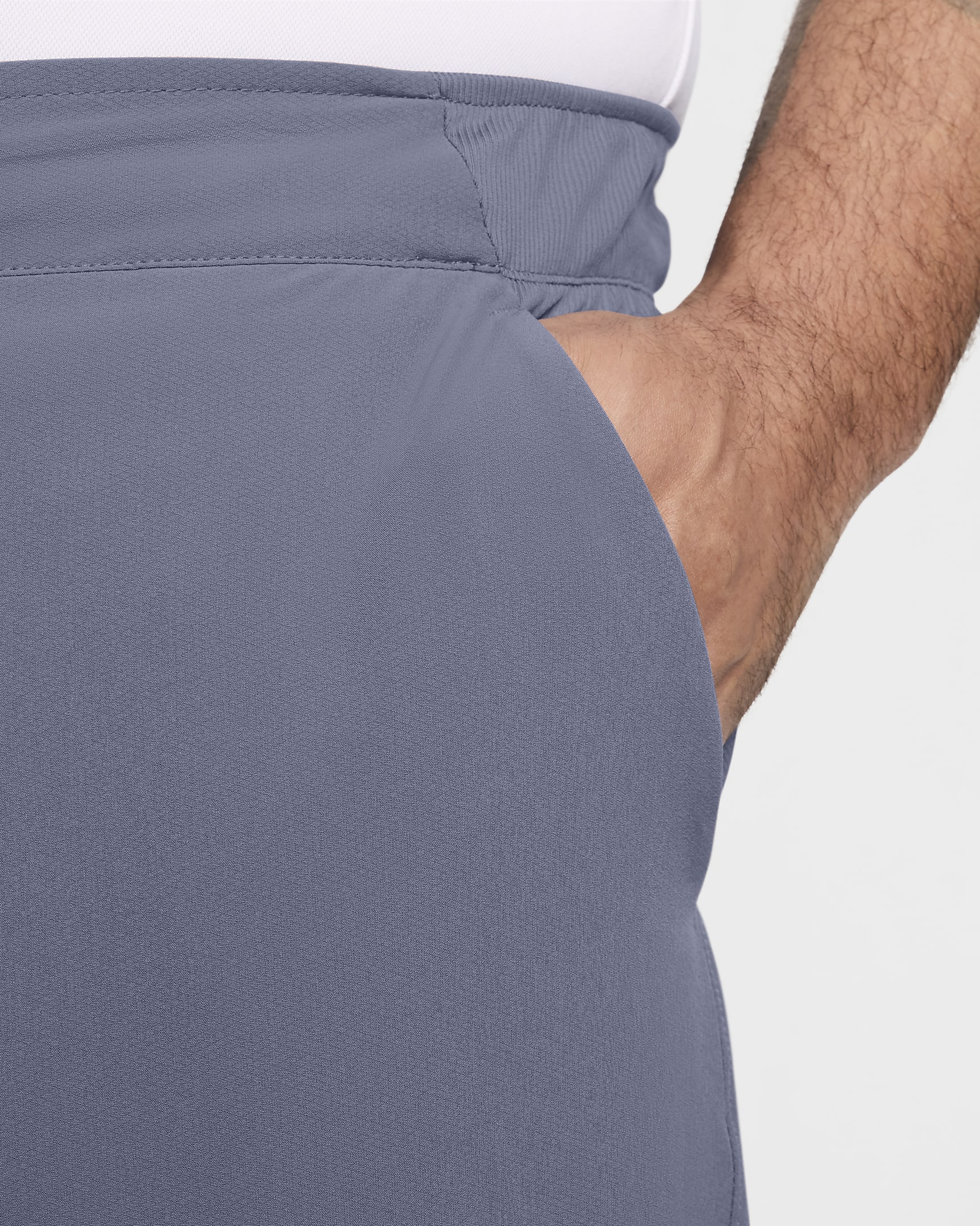 Nike Golf Club Men's Dri-FIT Golf Trousers - Light Carbon/White