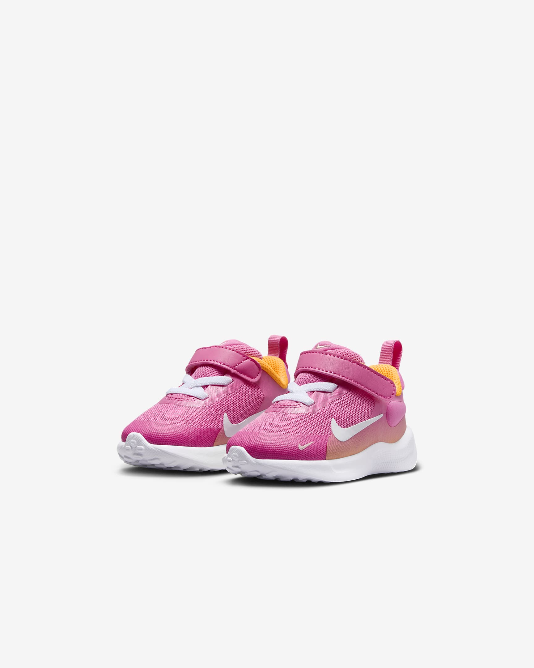 Nike Revolution 7 Schuh für Babys und Kleinkinder - Pinksicle/University Gold/Arctic Orange/Summit White