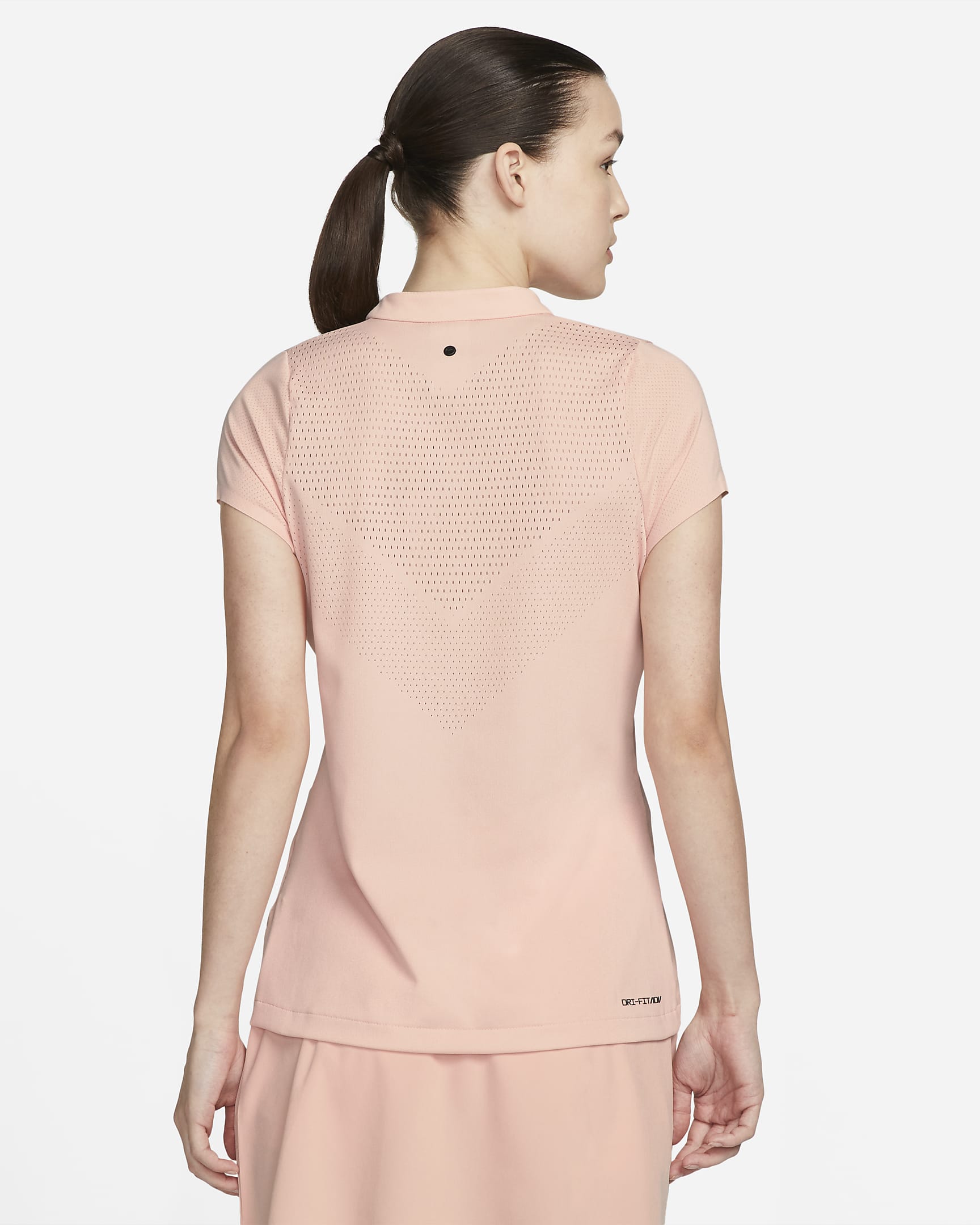 Nike Dri-FIT ADV Ace Women's Golf Polo - Arctic Orange/White