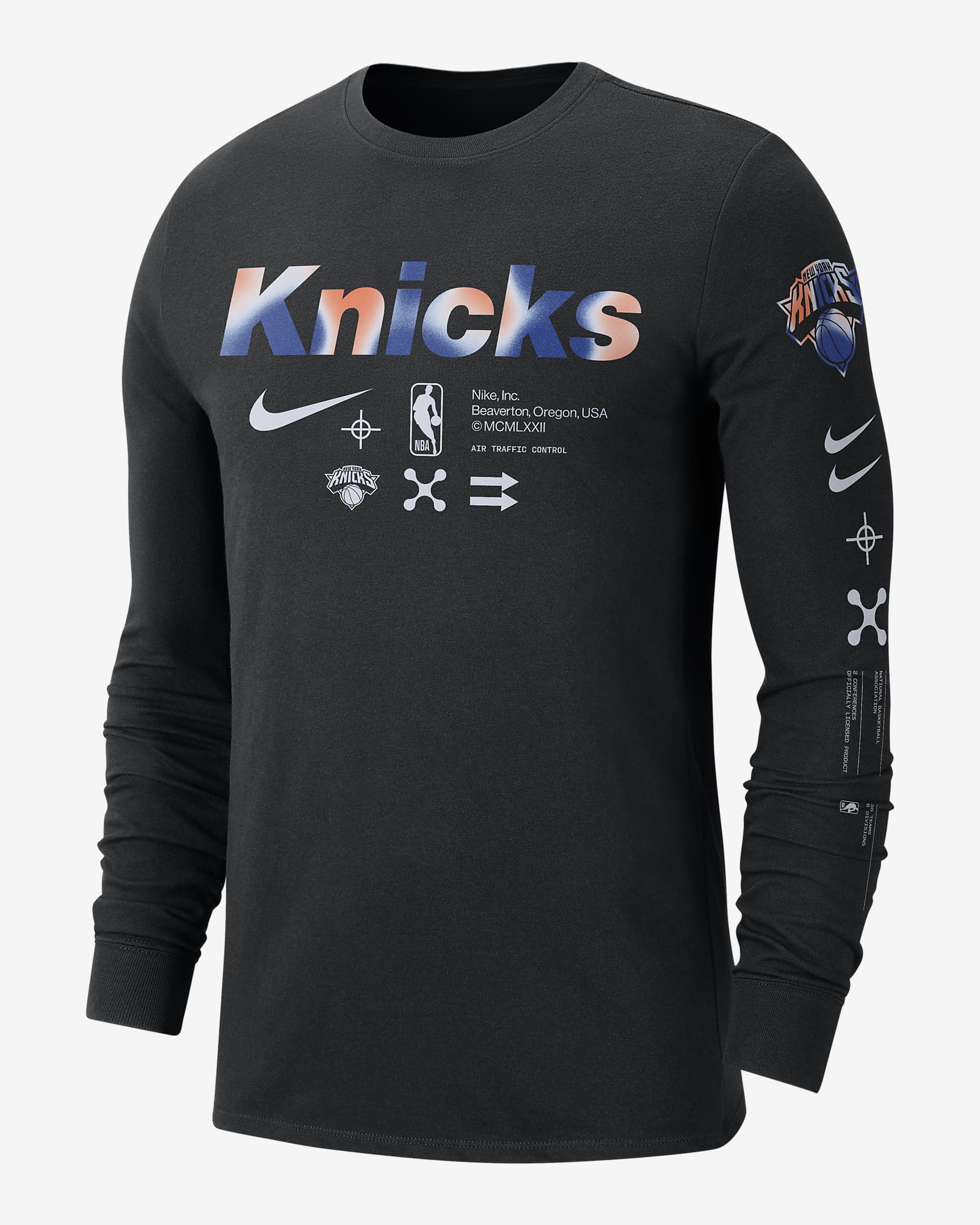 New York Knicks Men's Nike NBA Long-Sleeve T-Shirt. Nike.com