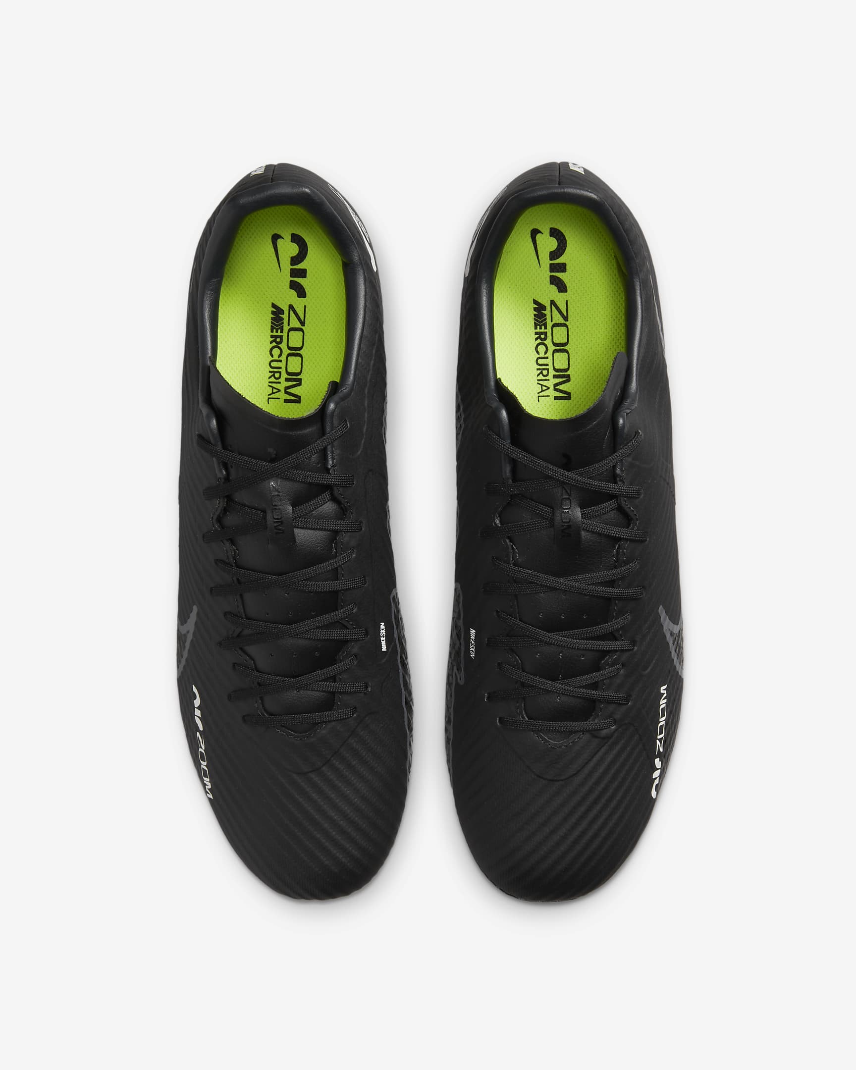 Nike Mercurial Vapor 15 Academy Multi-Ground Low-Top Football Boot - Black/Summit White/Volt/Dark Smoke Grey