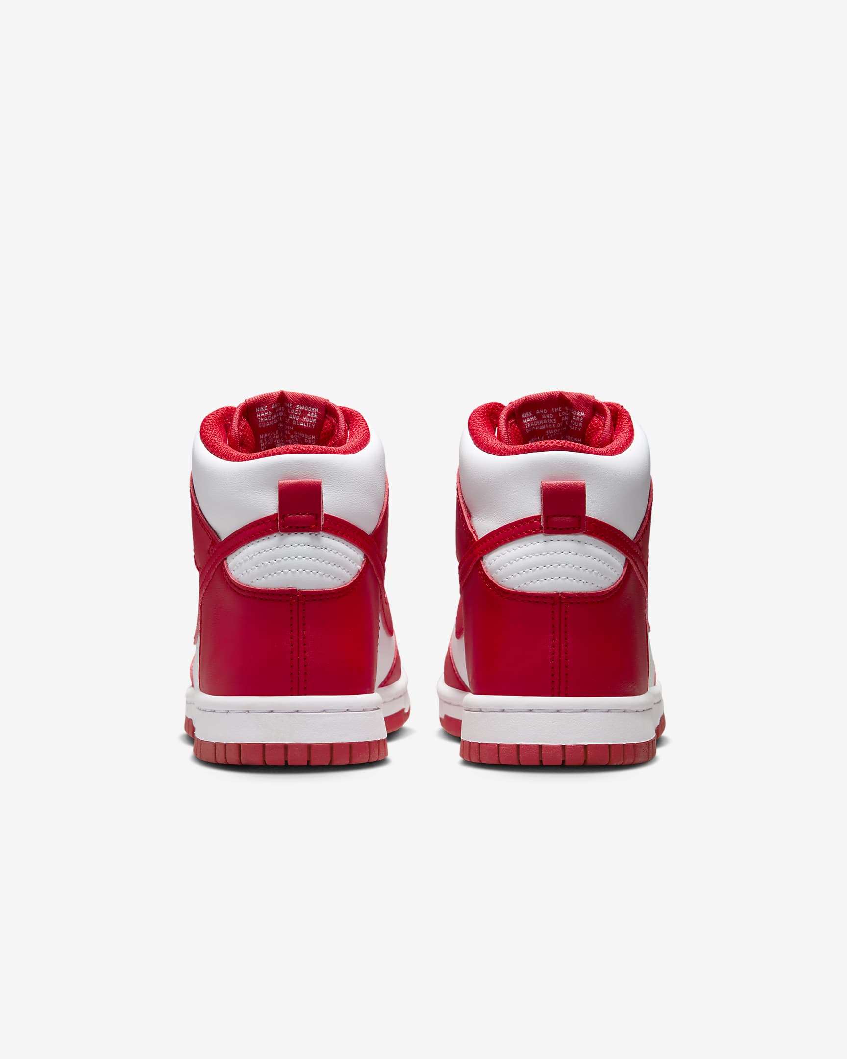 Nike Dunk High Older Kids' Shoes - White/University Red