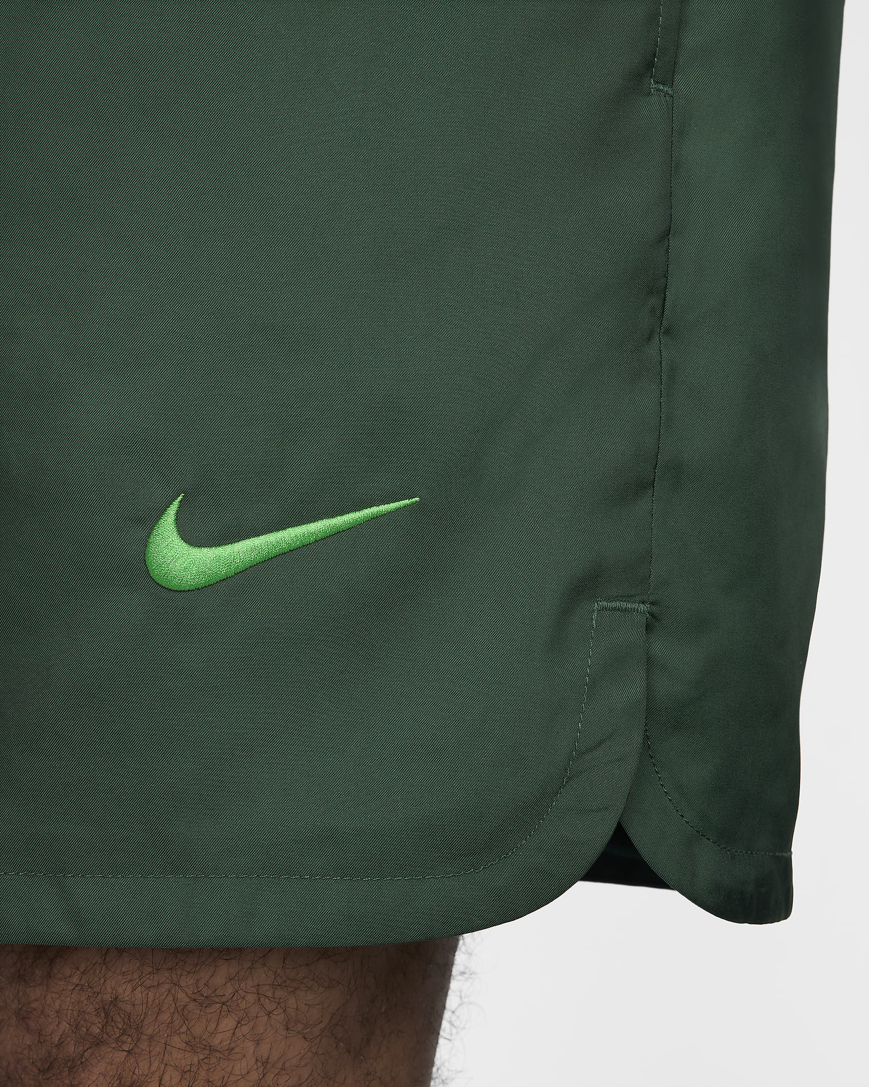 Brazil Sport Essential Flow Men's Nike Soccer Woven Lined Shorts - Pro Green/Light Green Spark