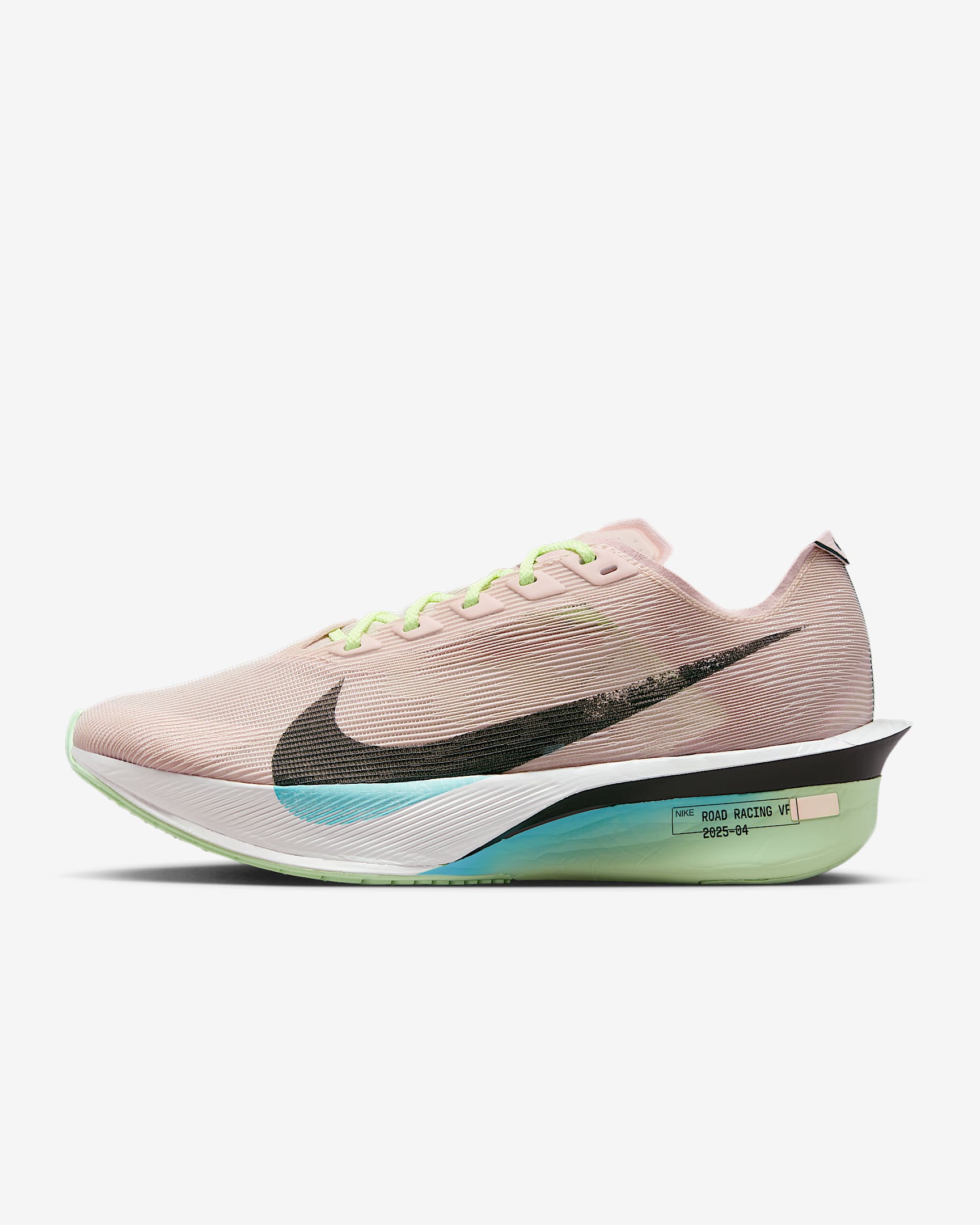 Nike Vaporfly 4 Women's Road Racing Shoes - Silt Red/Barely Volt/Pearl Pink/Black