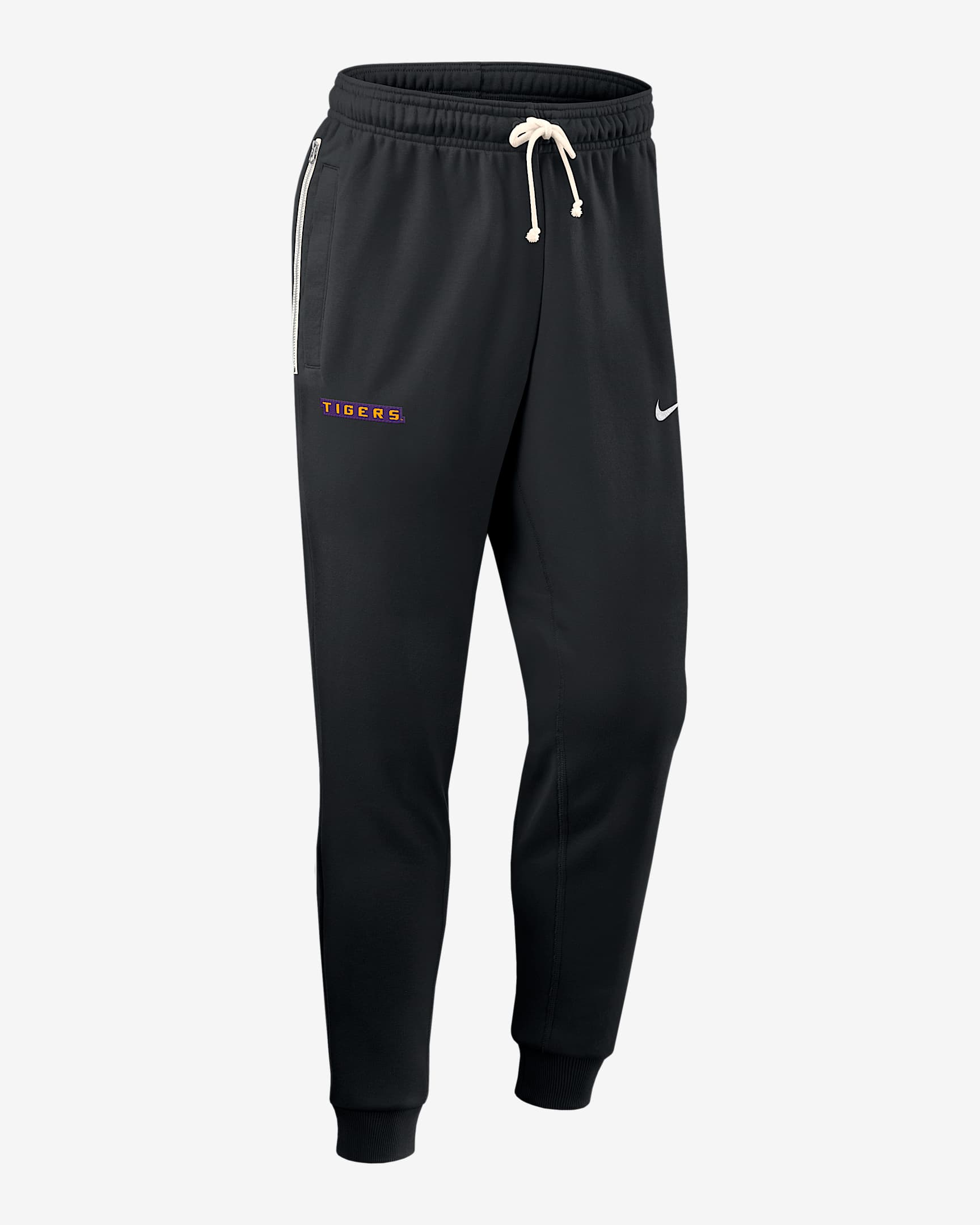 LSU Sideline Men's Nike Dri-FIT College Taper Pants - Black