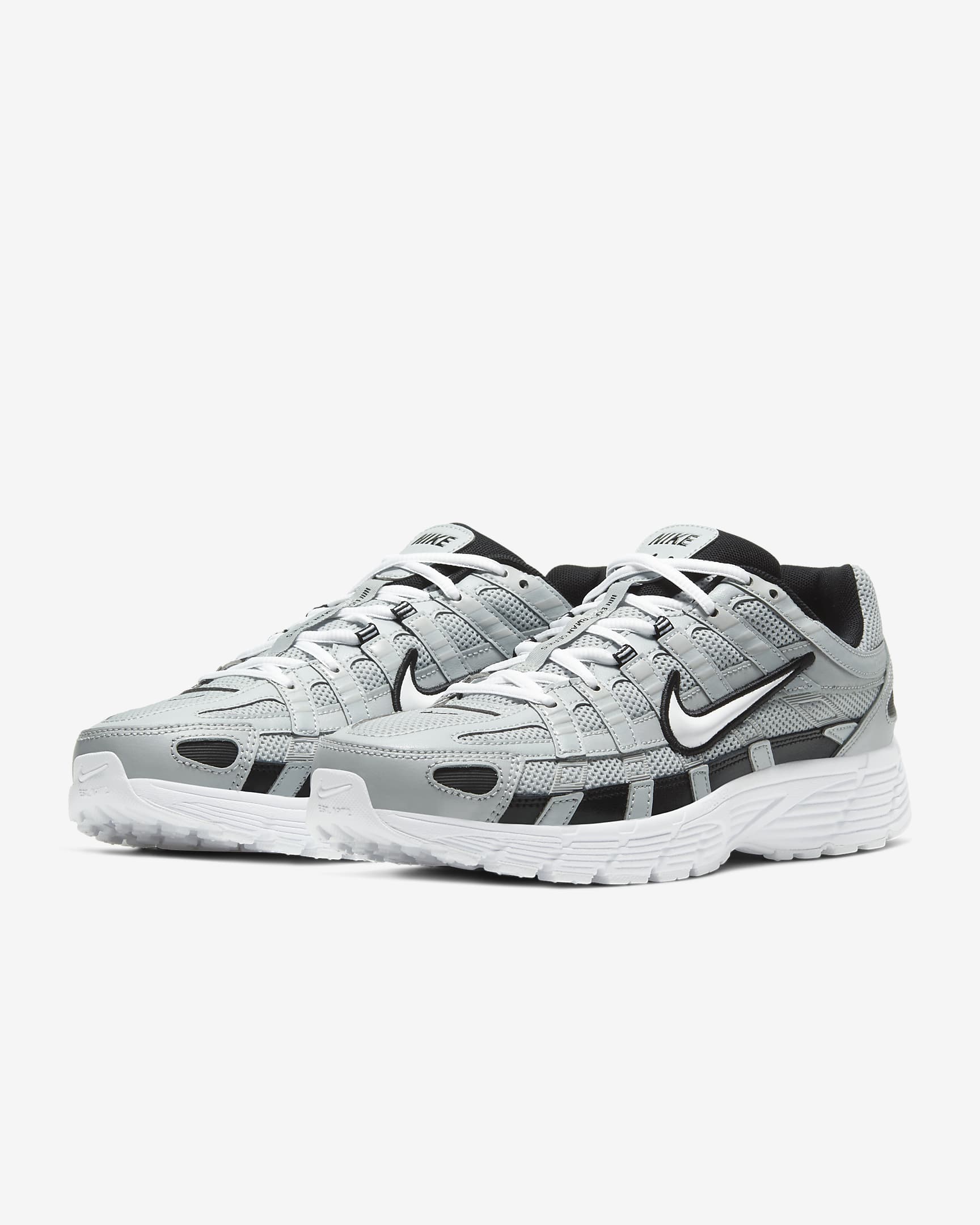 Calzado Nike P-6000 - Platino puro/Negro/Blanco