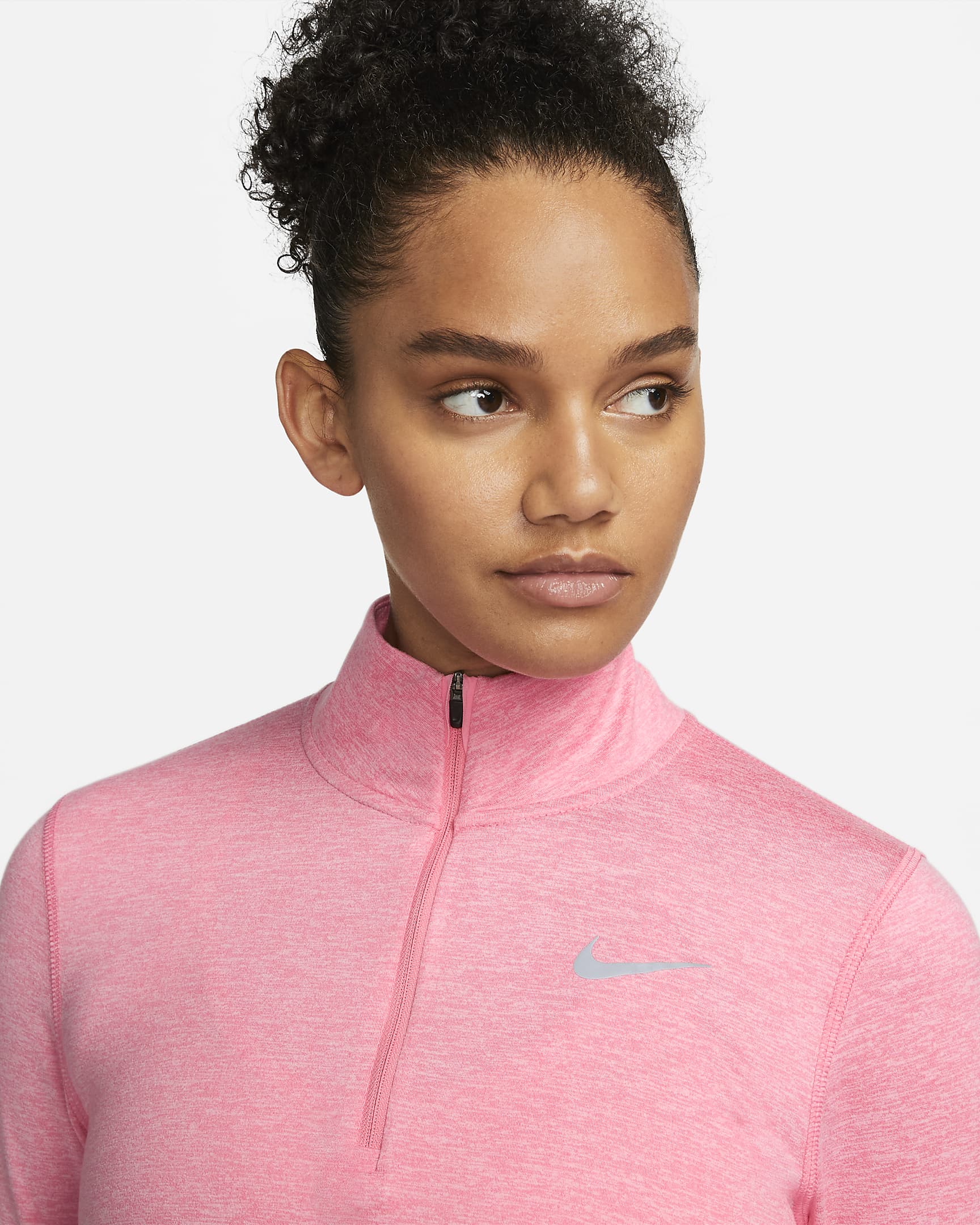 nike zip running top womens