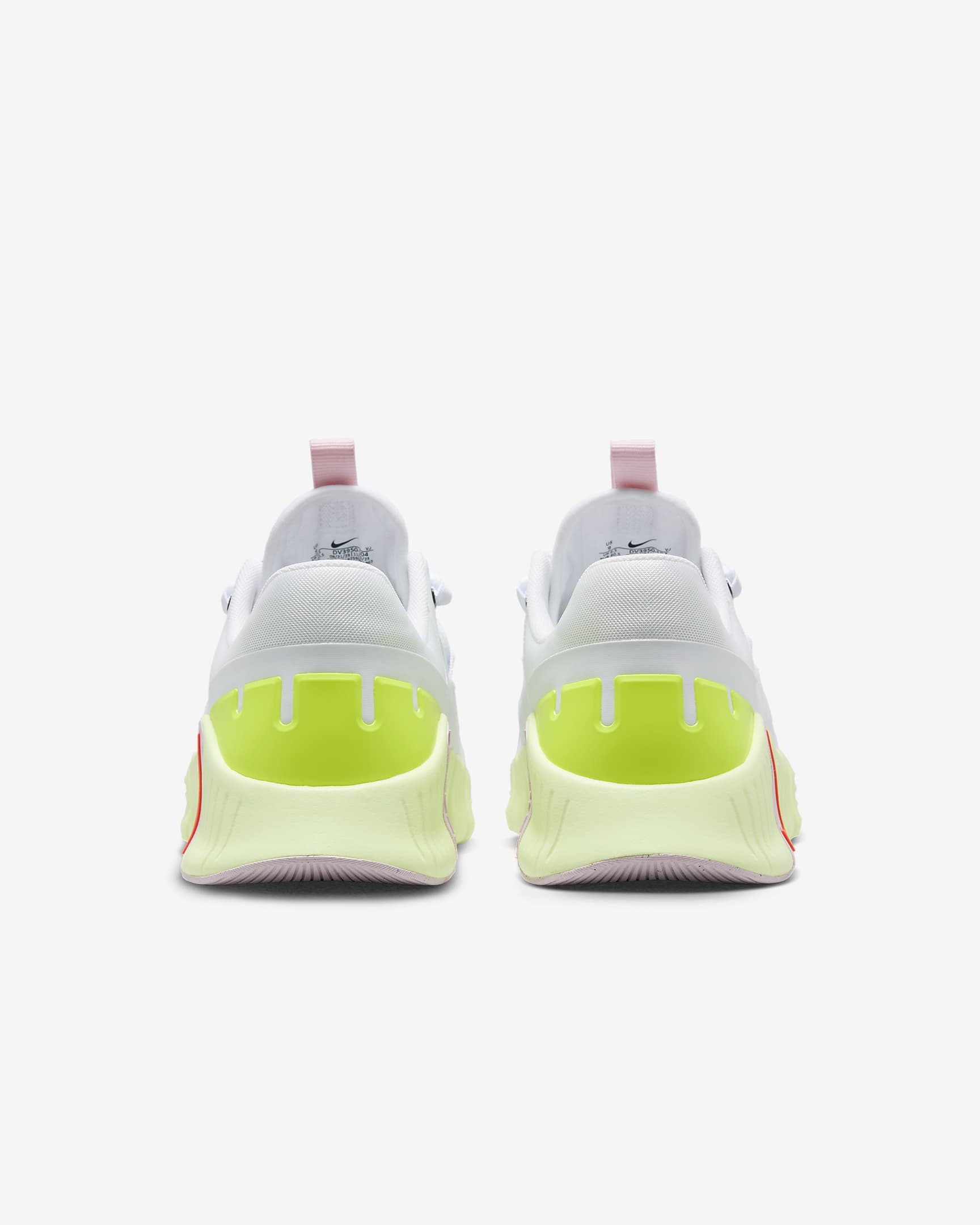 Nike Free Metcon 5 Women's Workout Shoes - White/Barely Volt/Pink Foam/Bright Crimson