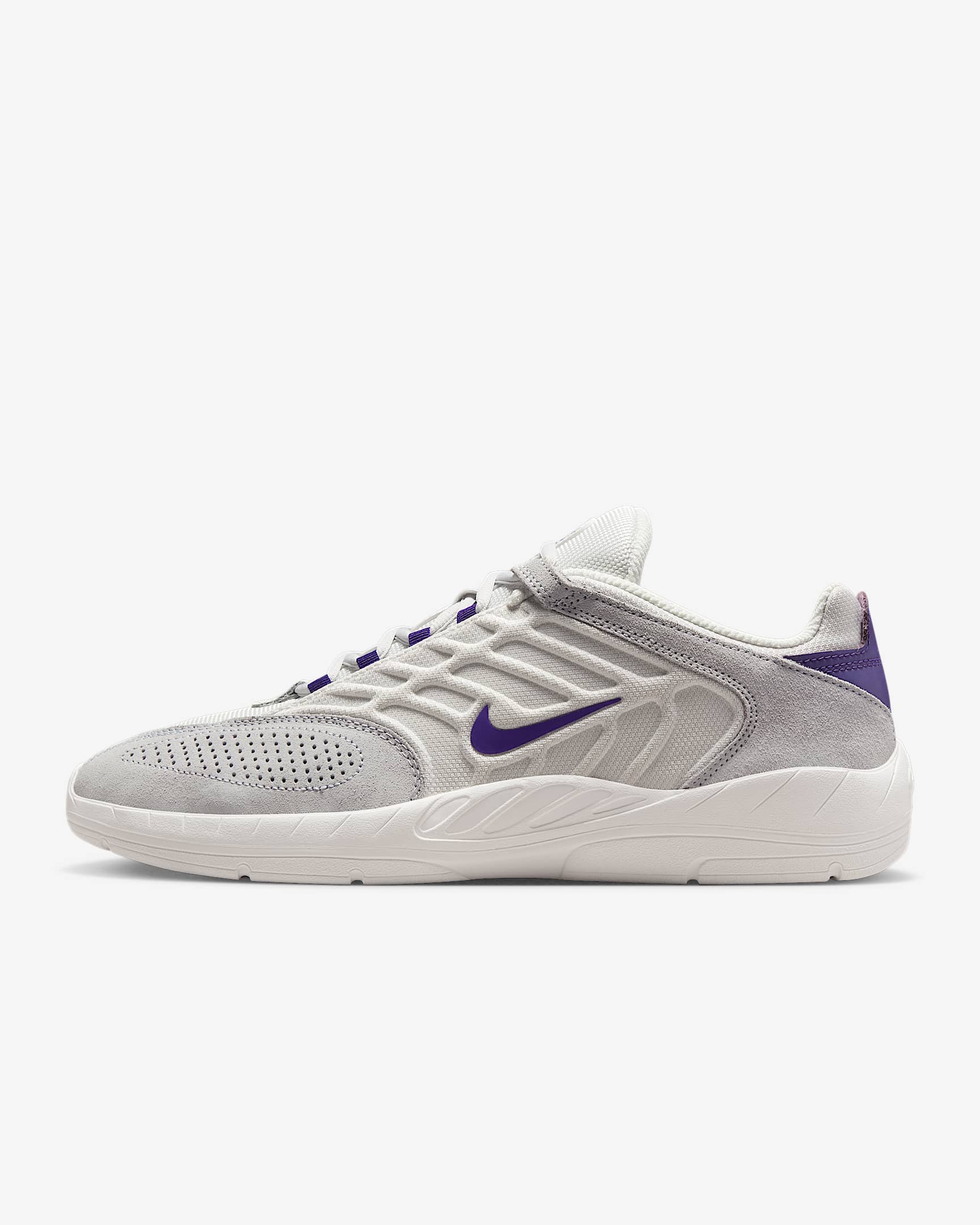Nike SB Vertebrae herenschoenen - Platinum Tint/Wolf Grey/Summit White/Court Purple