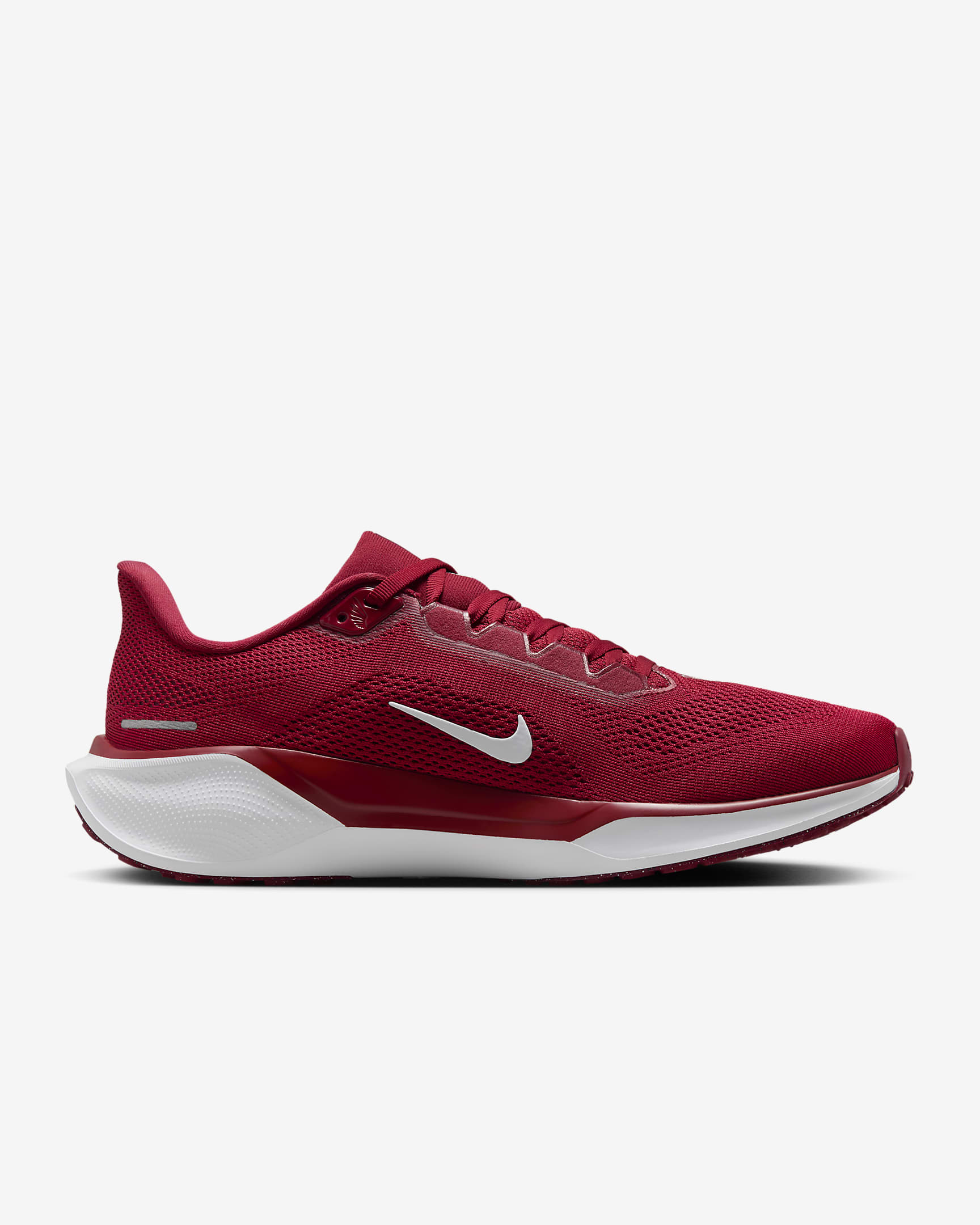 Stanford Pegasus 41 Men's Nike College Road Running Shoes - Team Crimson/White/Team Crimson/White