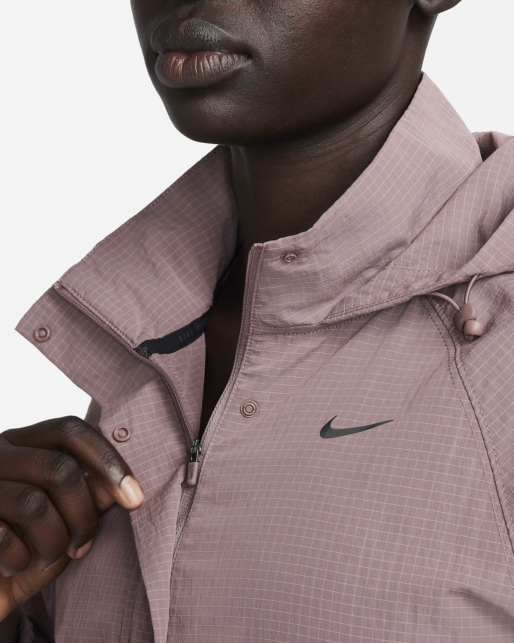 Nike Running Division Women's Repel Jacket - Smokey Mauve/Black