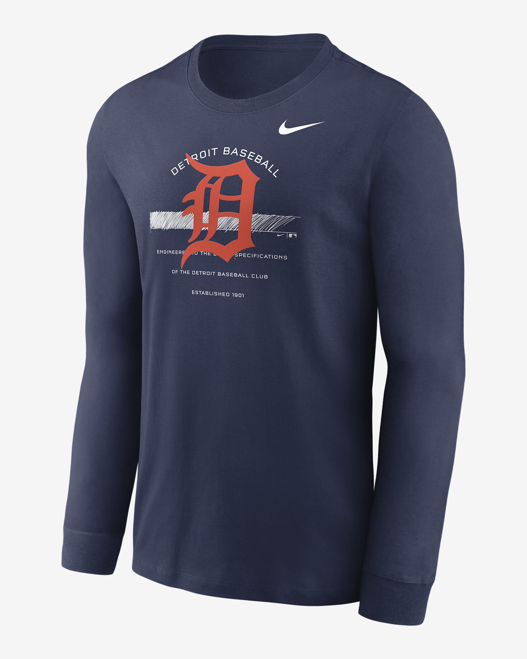 Nike Over Arch (MLB Detroit Tigers) Men's Long-Sleeve T-Shirt. Nike.com