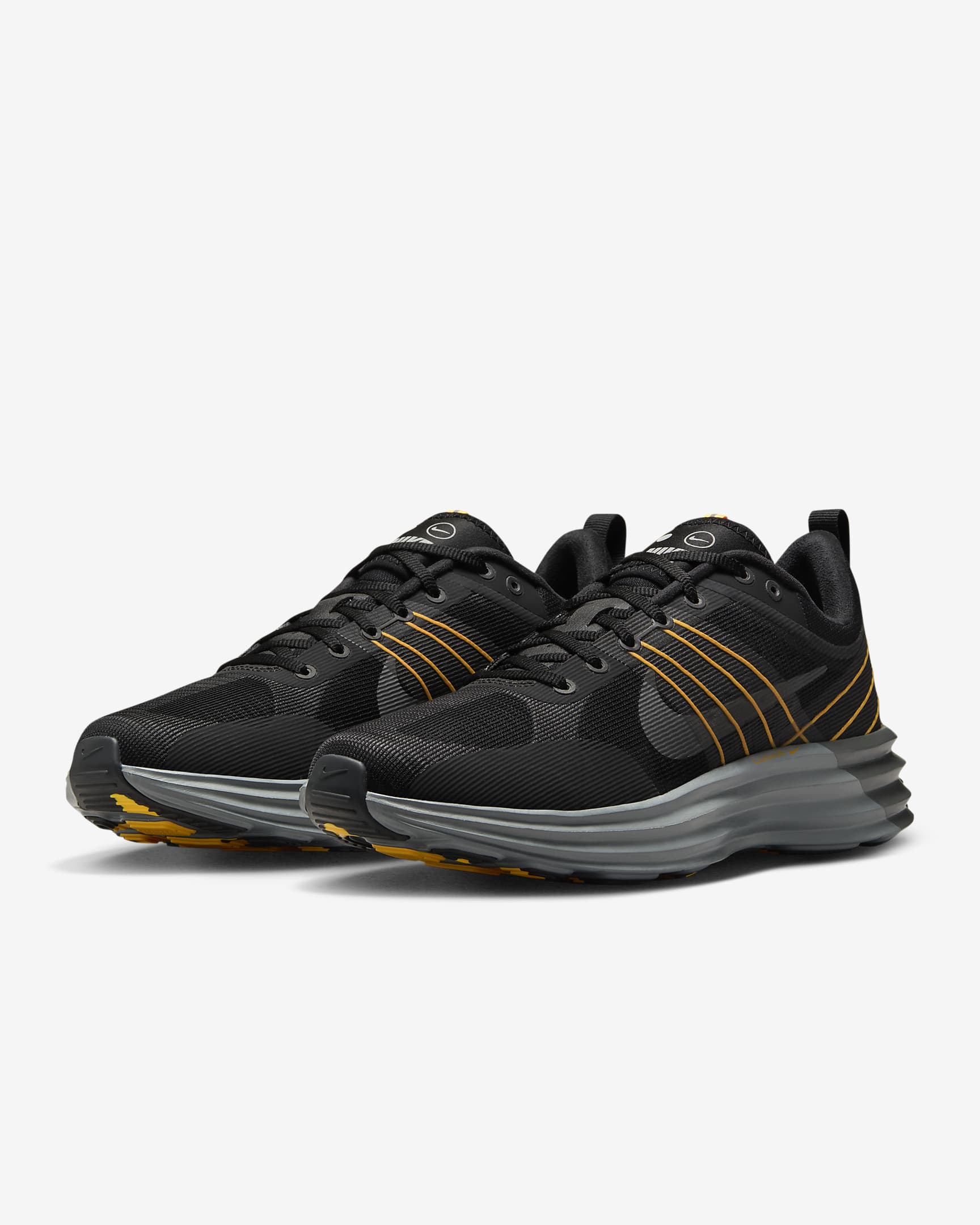 Sapatilhas Nike Lunar Roam para homem - Preto/Cinzento Smoke/Laranja Laser/Cinzento Iron