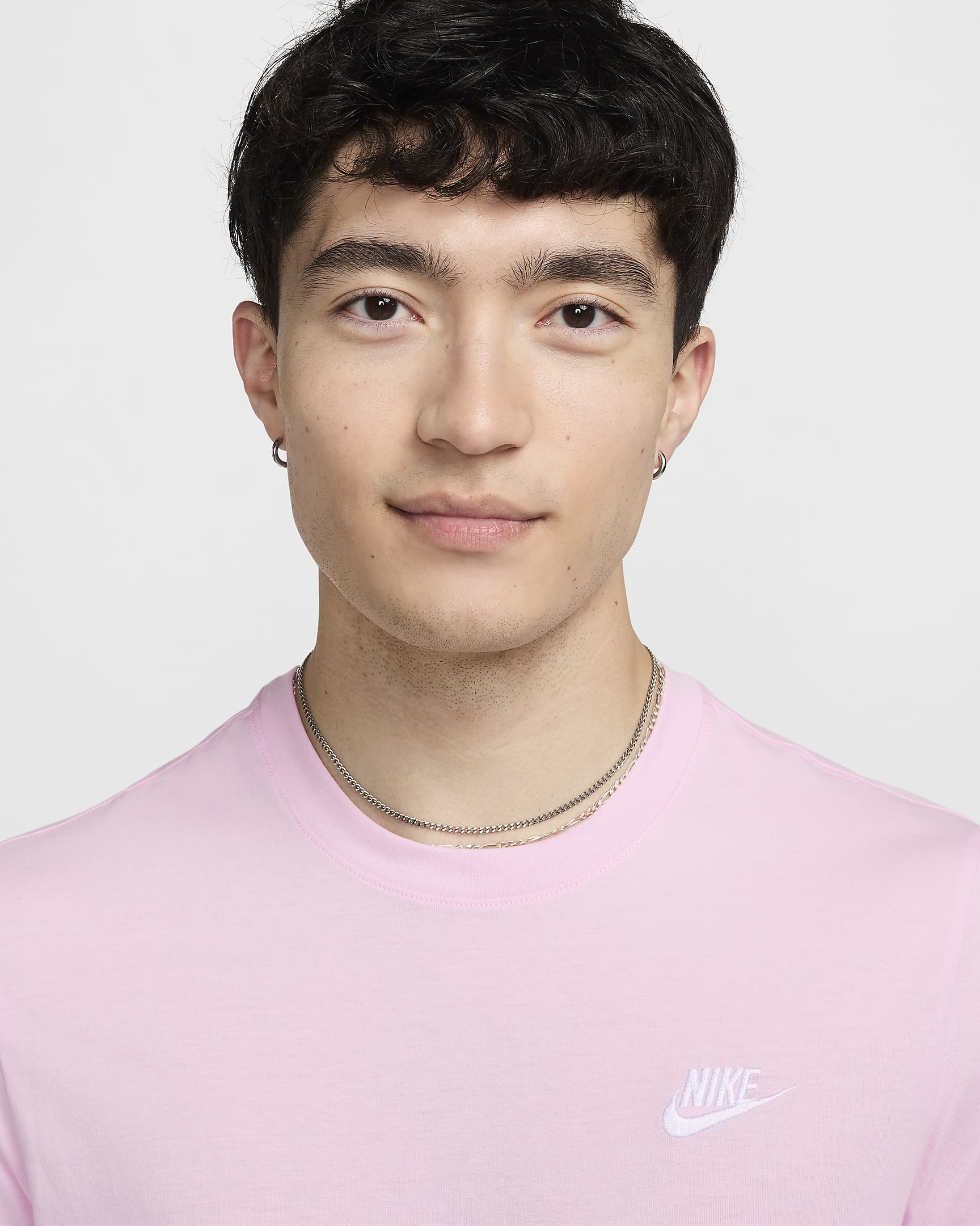 T-shirt Nike Sportswear Club pour Homme - Pink Foam