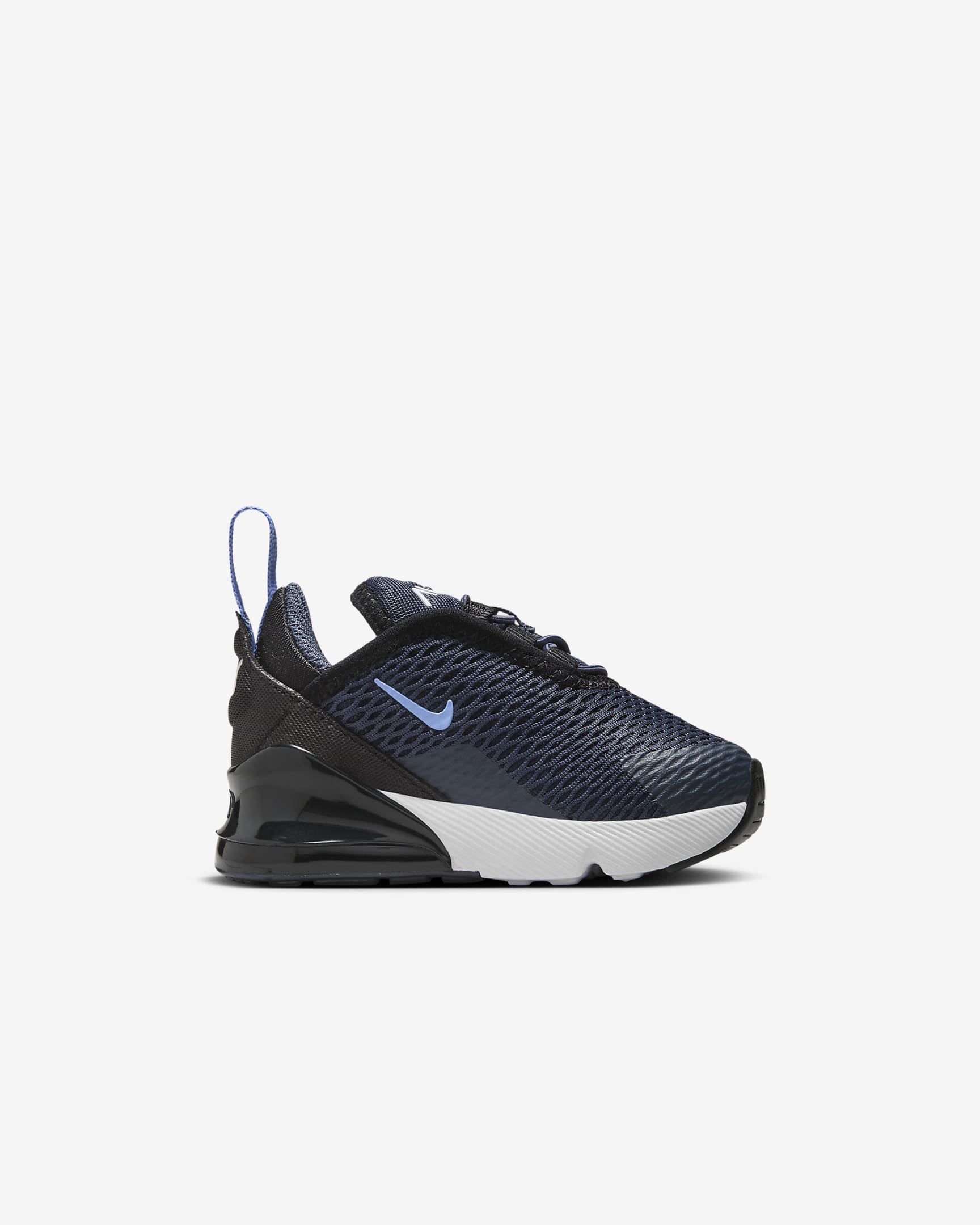 Nike Air Max 270 Schuh für Babys und Kleinkinder - Thunder Blue/Schwarz/Weiß/Royal Pulse