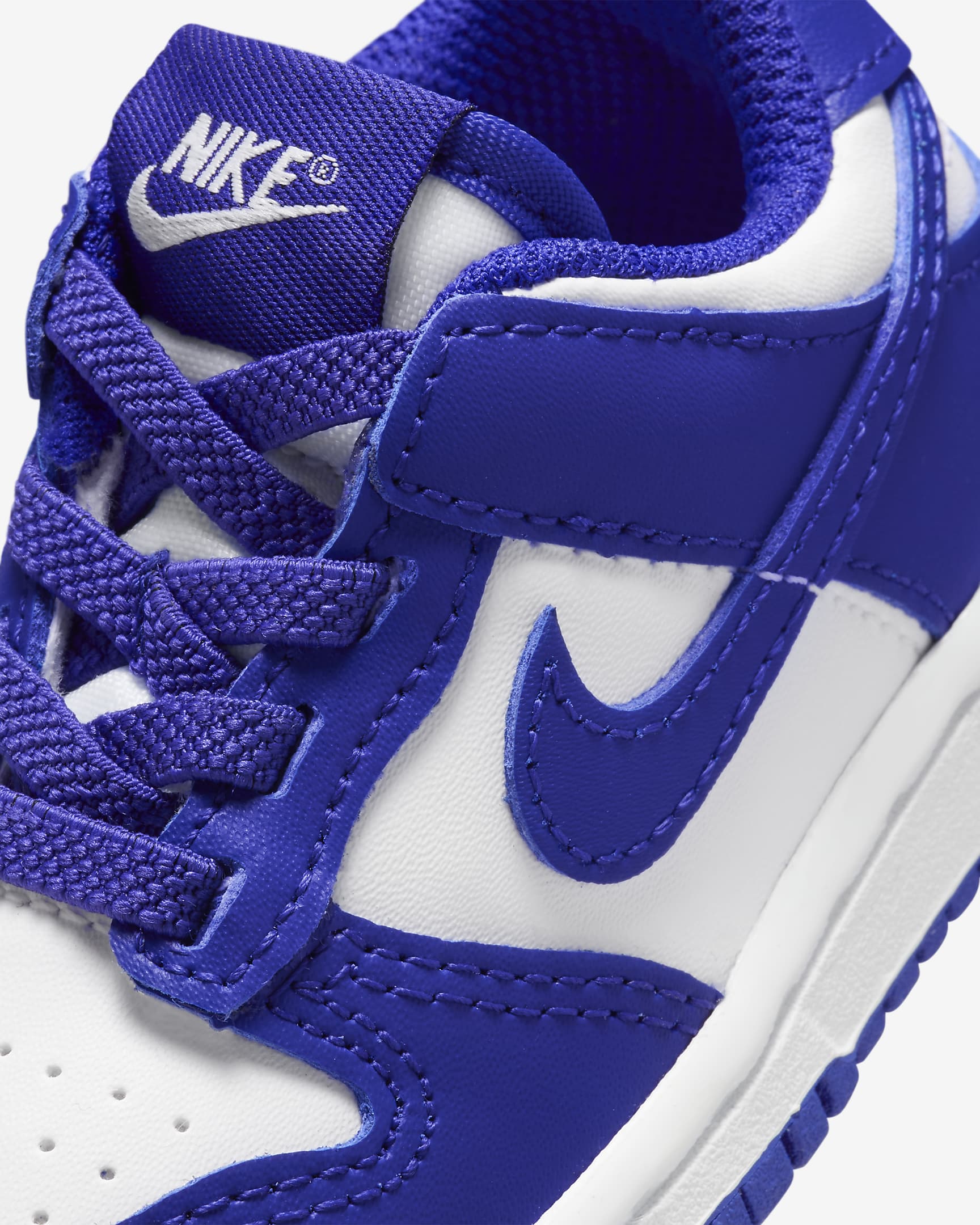 Nike Dunk Low Sabatilles - Nadó i infant - Blanc/University Red/Concord