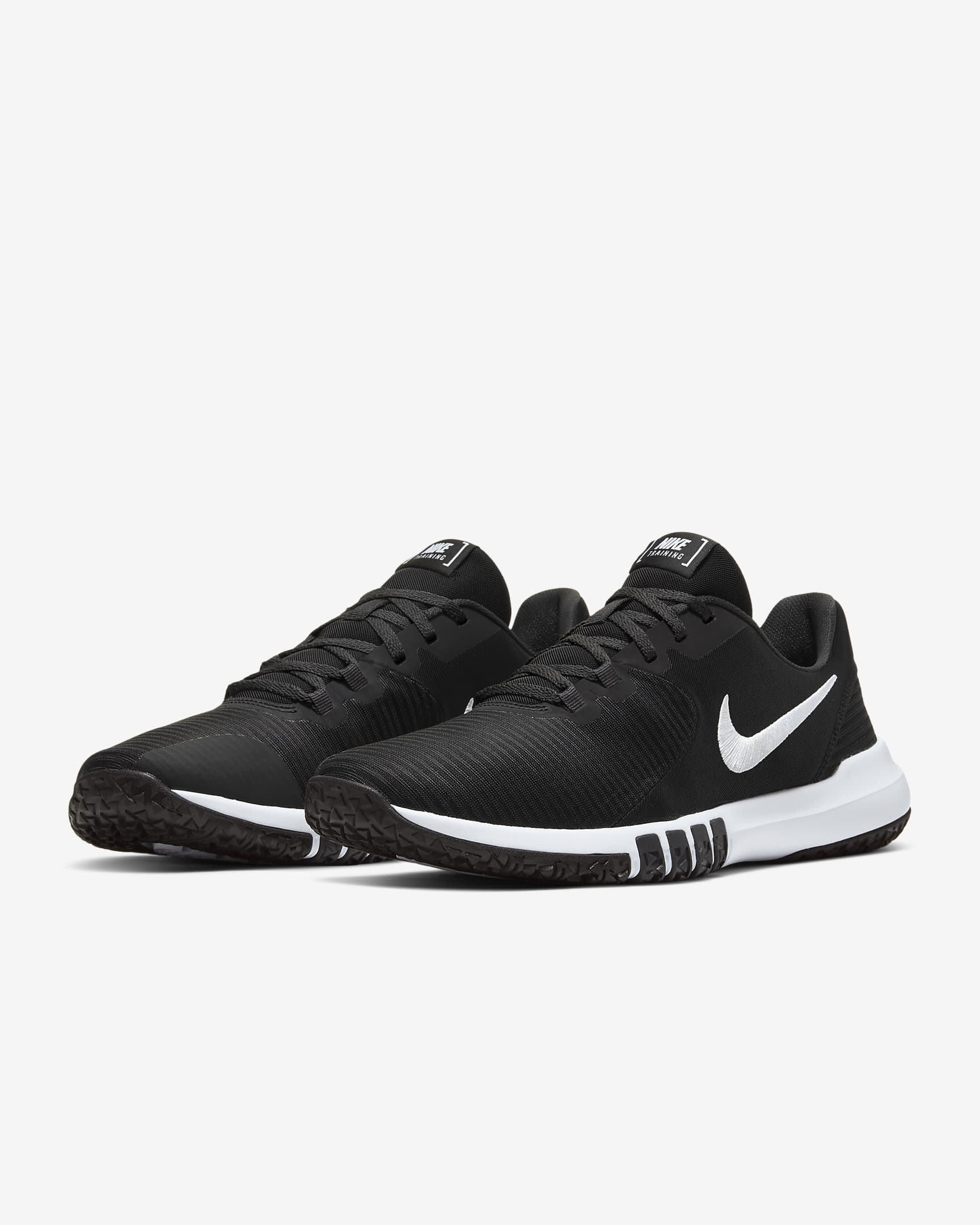 Nike Flex Control 4 Men's Workout Shoes - Black/Dark Smoke Grey/Smoke Grey/White