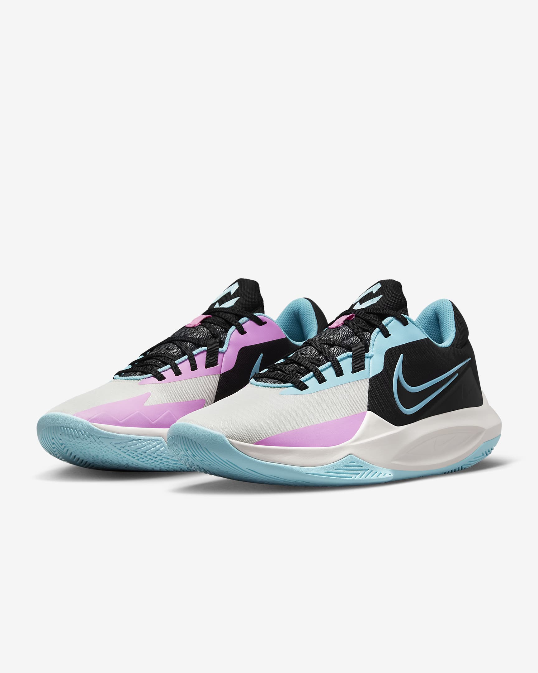 Nike Precision 6 Basketball Shoes - Sail/Phantom/Black/Copa