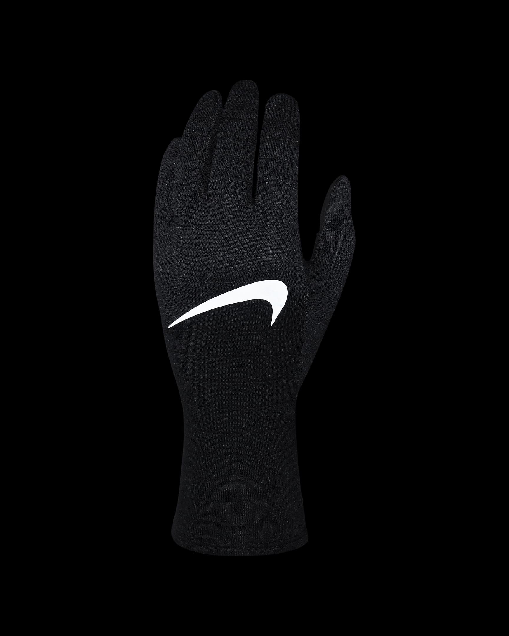 Gants de running Nike Sphere pour femme - Noir/Noir/Silver