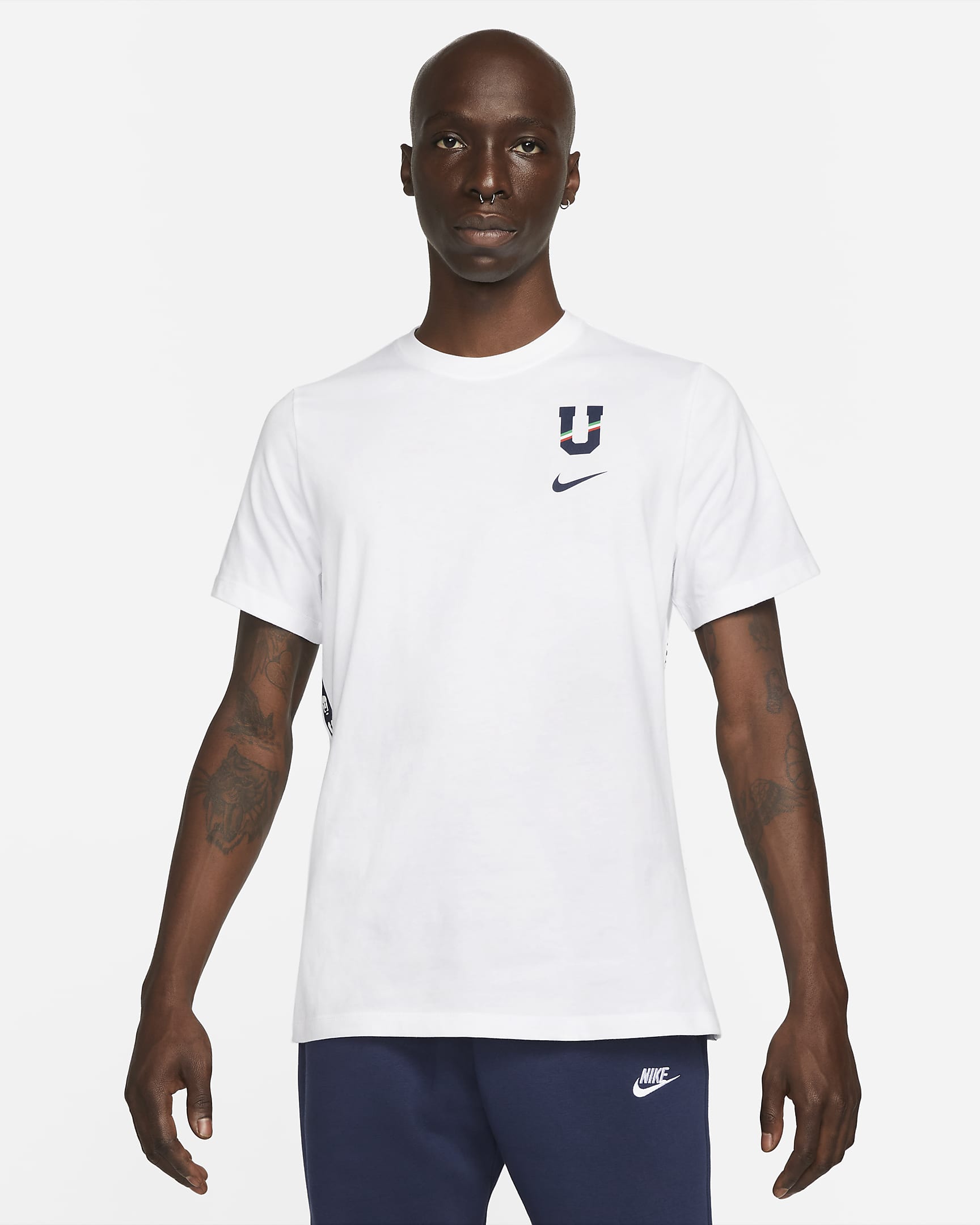 Playera de fútbol para hombre Pumas UNAM - Blanco