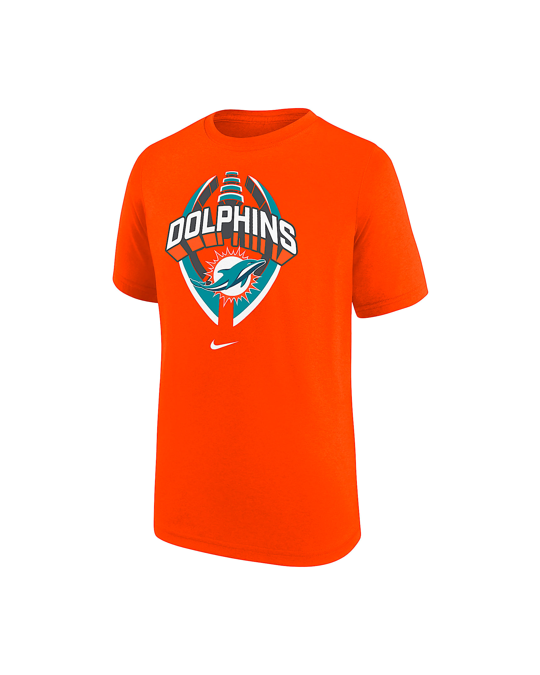 Playera Nike Dri-FIT de la NFL para niños talla grande Miami Dolphins Legend Icon - Naranja