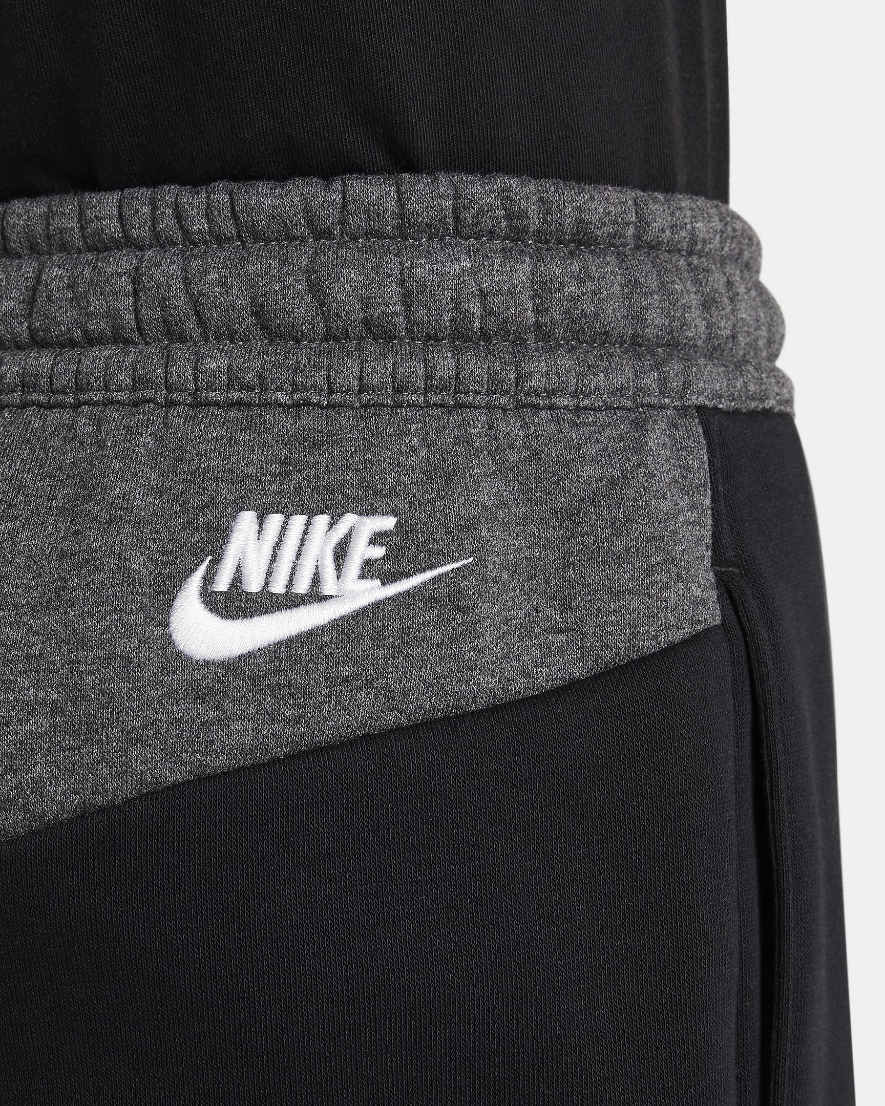 Nike Sportswear Amplify Big Kids' Joggers - Black/Dark Smoke Grey/White