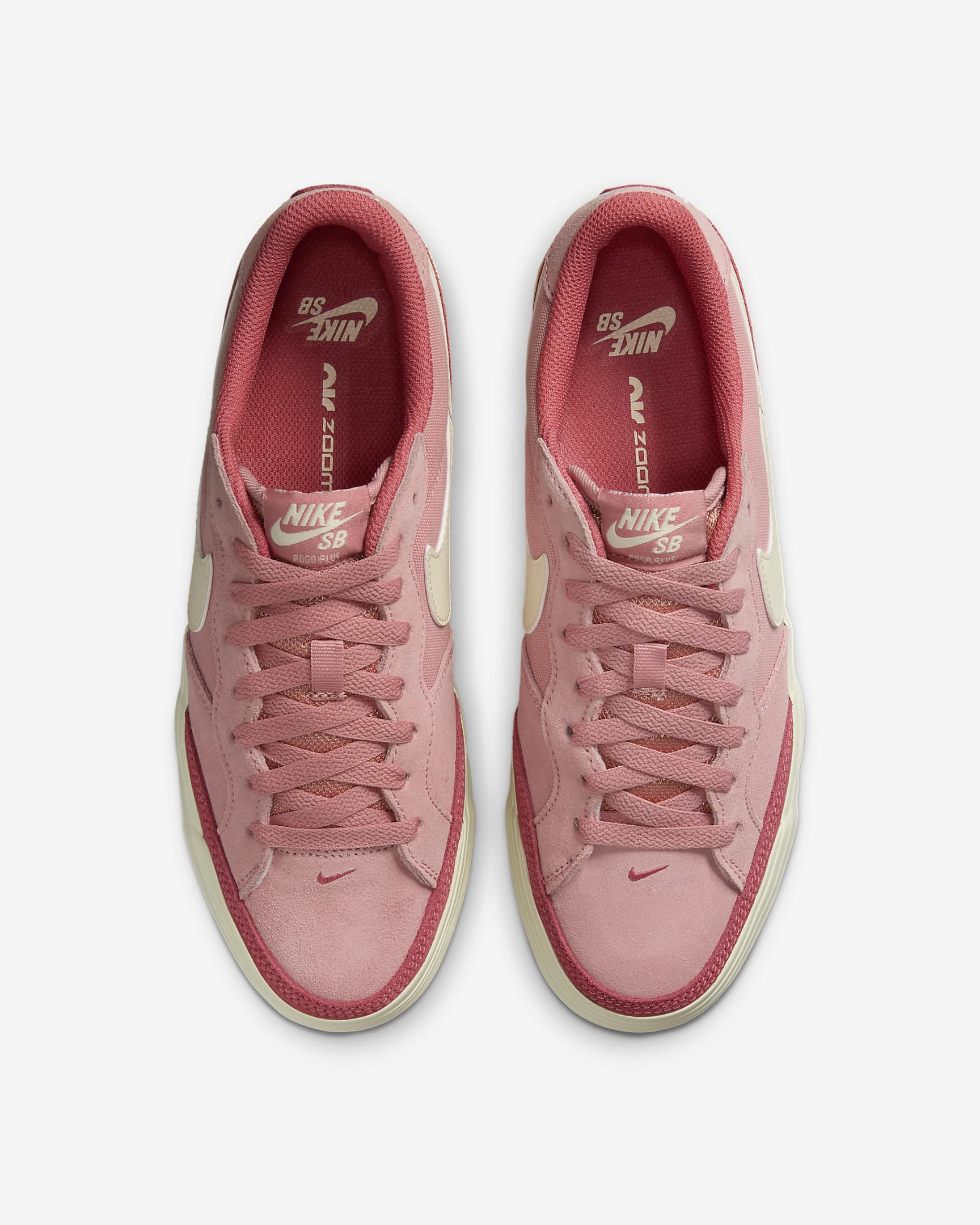 Nike SB Zoom Pogo Plus Zapatillas de skateboard - Red Stardust/Adobe/Coconut Milk/Coconut Milk