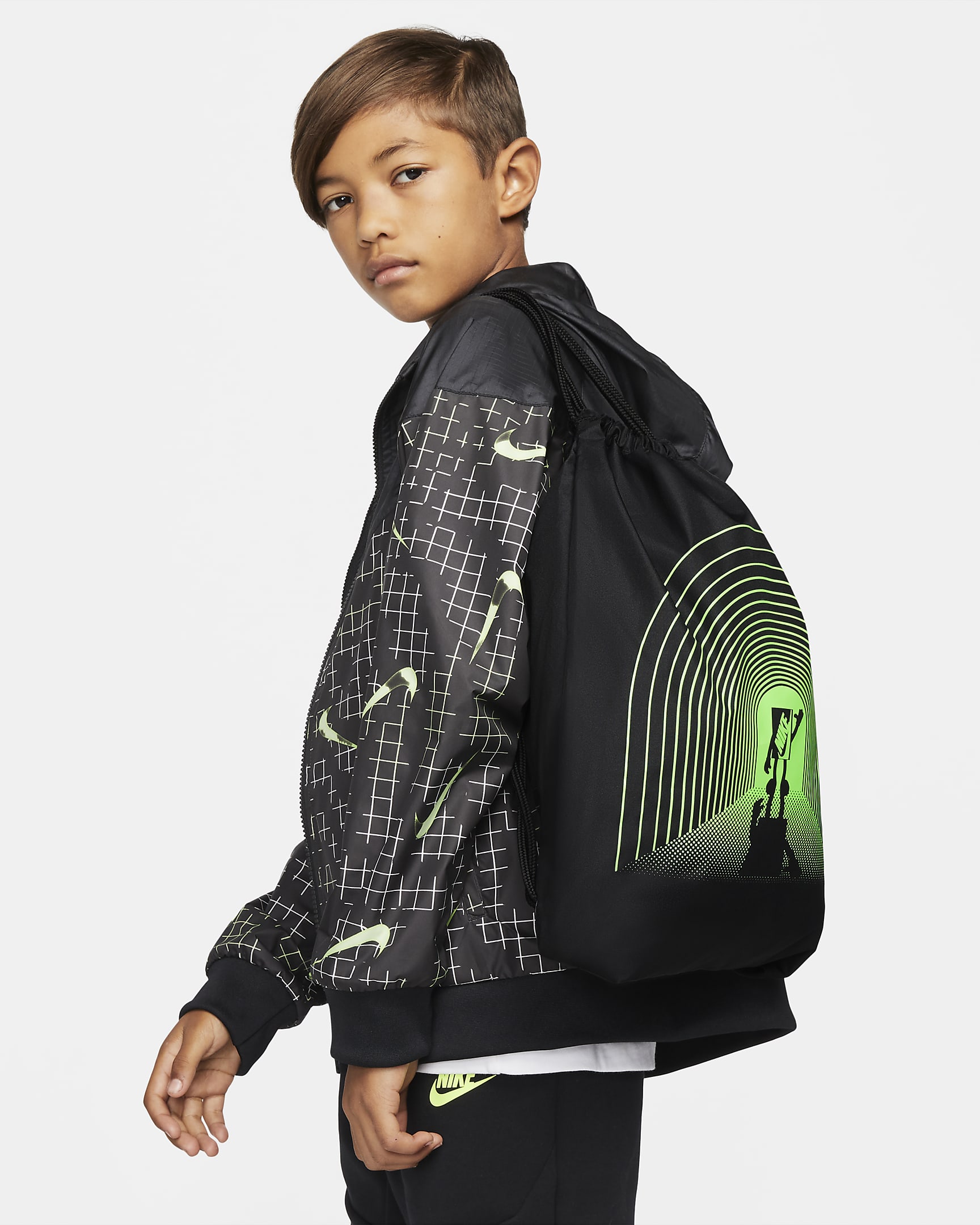 Bolsa para niños con cordón de ajuste Nike (12L). Nike.com