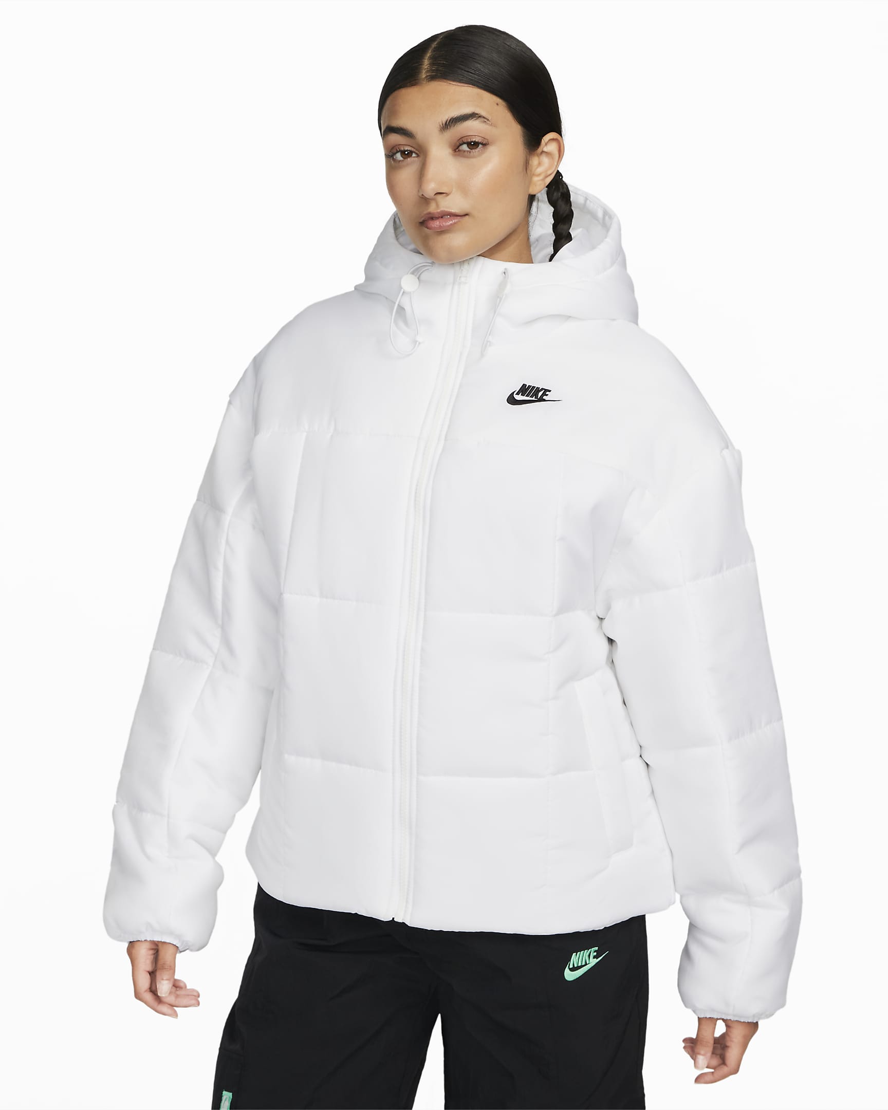 Nike Sportswear Classic Puffer Women's Therma-FIT Loose Hooded Jacket ...