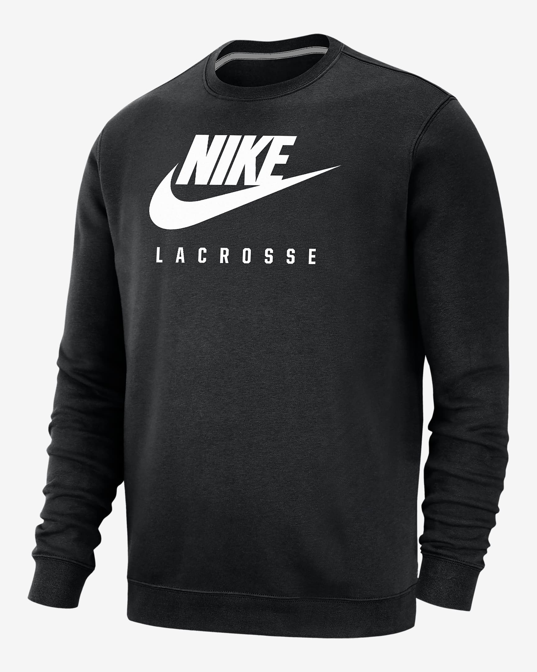 Nike Swoosh Lacrosse Men's Crew-Neck Sweatshirt. Nike.com