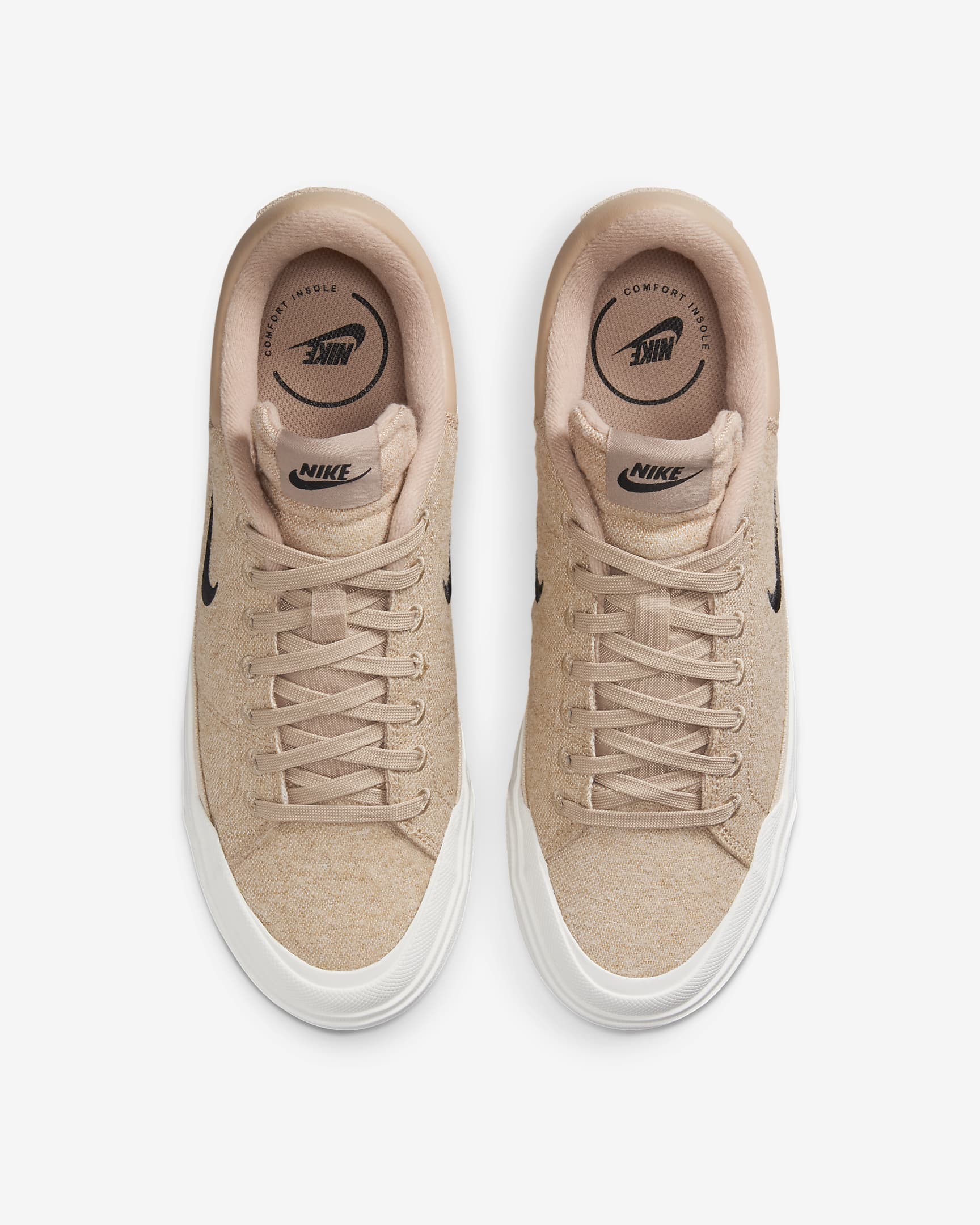 Nike Court Legacy Lift damesschoenen - Hemp/Sail/Sanddrift/Zwart