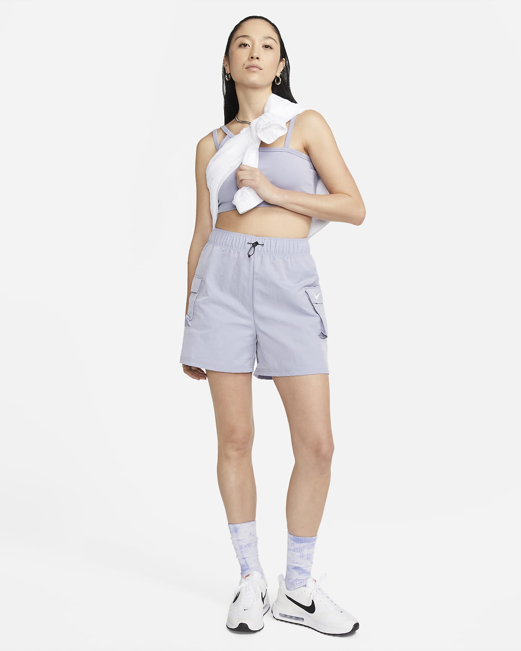 womens woven nike shorts
