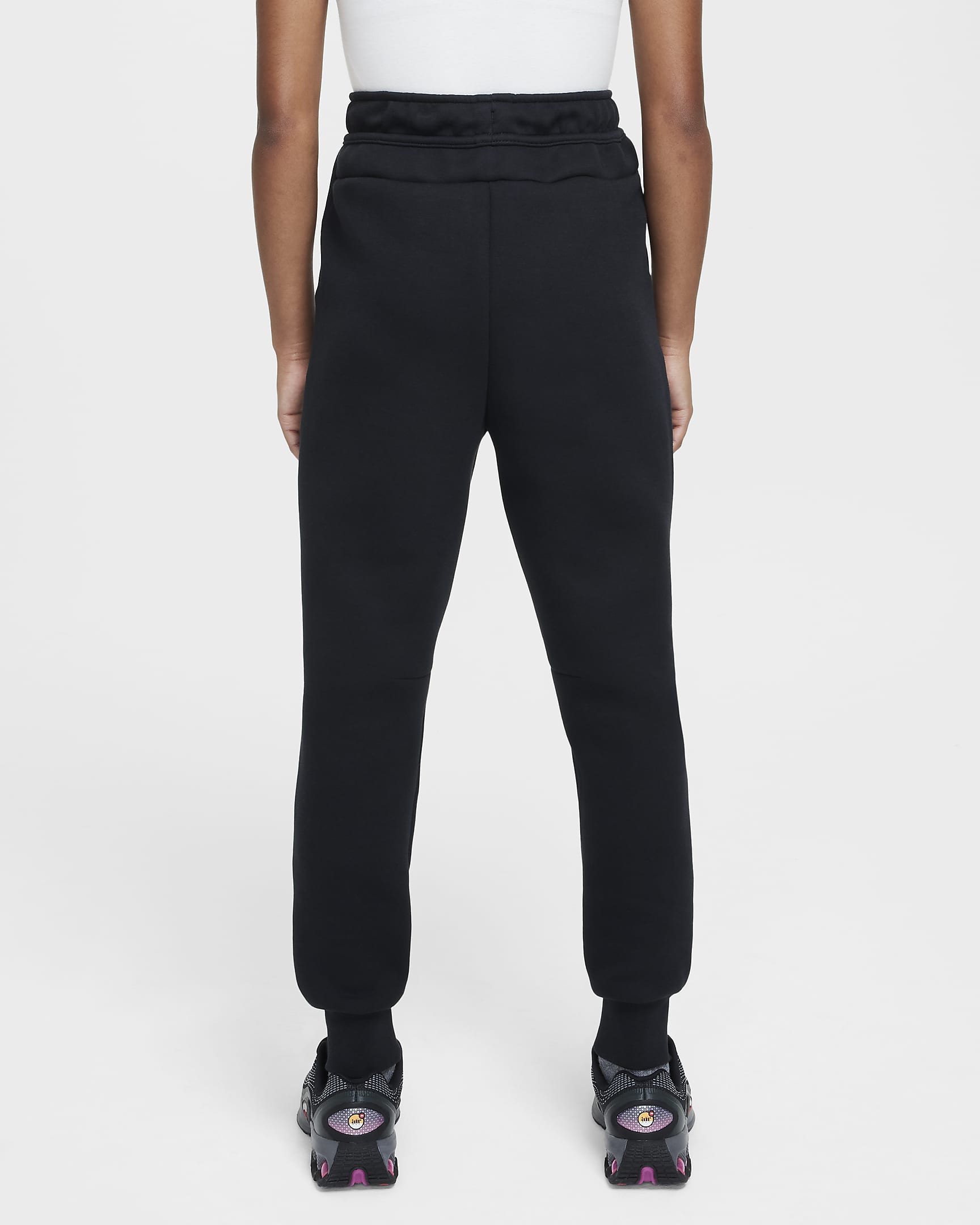 Nike Sportswear Tech Fleece Older Kids' (Girls') Joggers - Black/Black/Black/Black