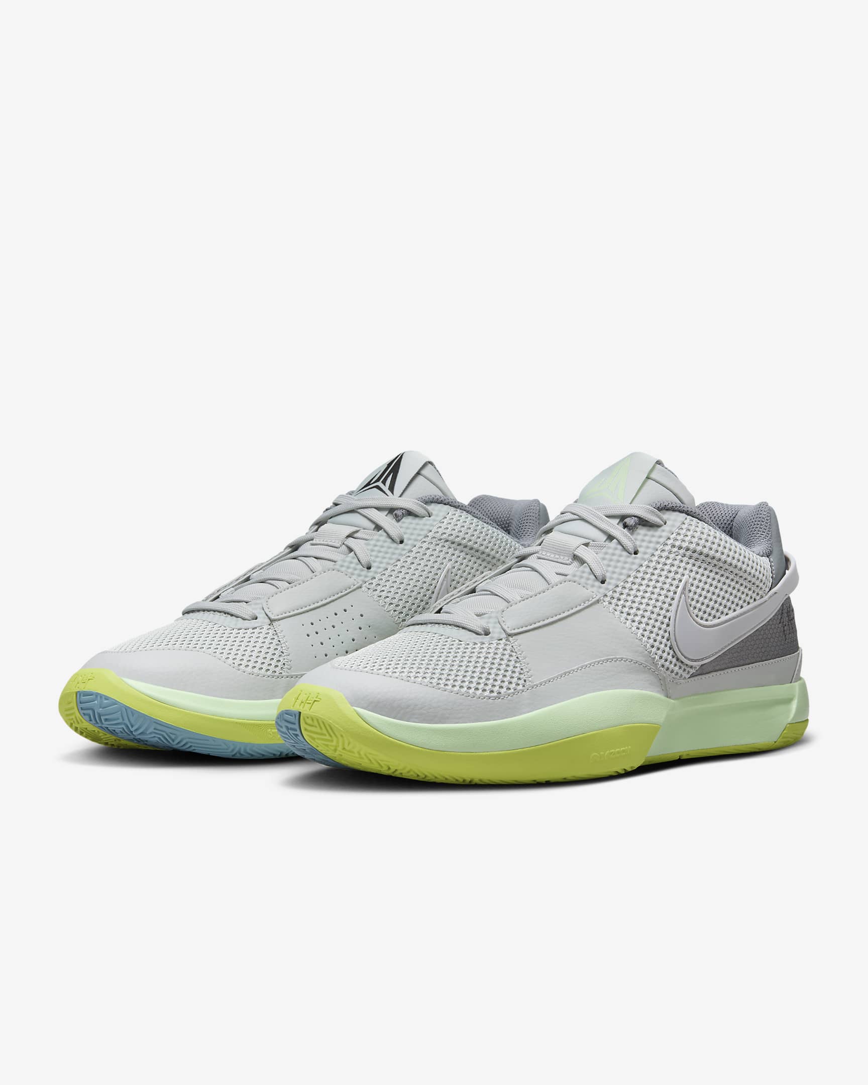 JA 1 EP Basketball Shoes - Light Silver/Cyber/Cool Grey/Granite