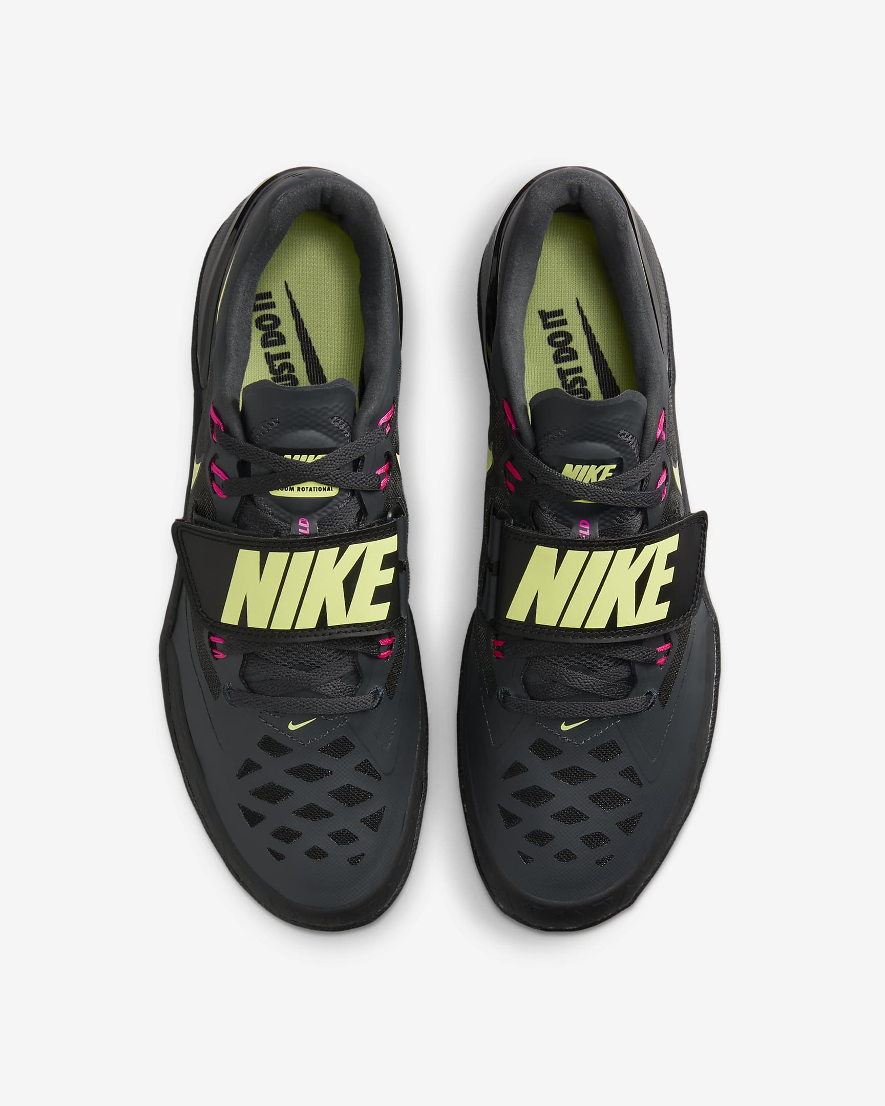 Kastsko Nike Zoom Rotational 6 Track & Field - Anthracite/Svart/Light Lemon Twist/Fierce Pink