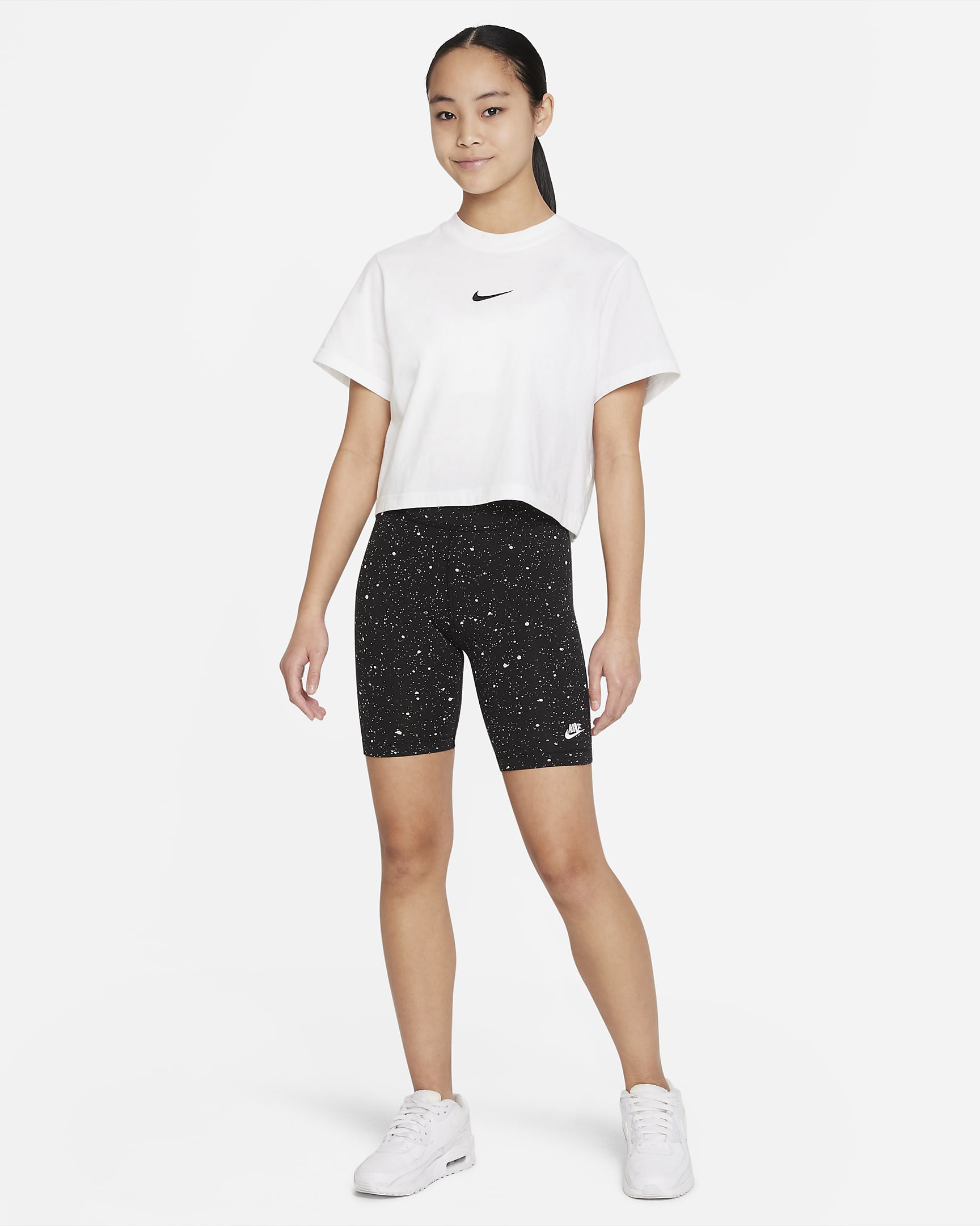 Nike Sportswear Big Kids' (Girls') Printed Bike Shorts. Nike.com