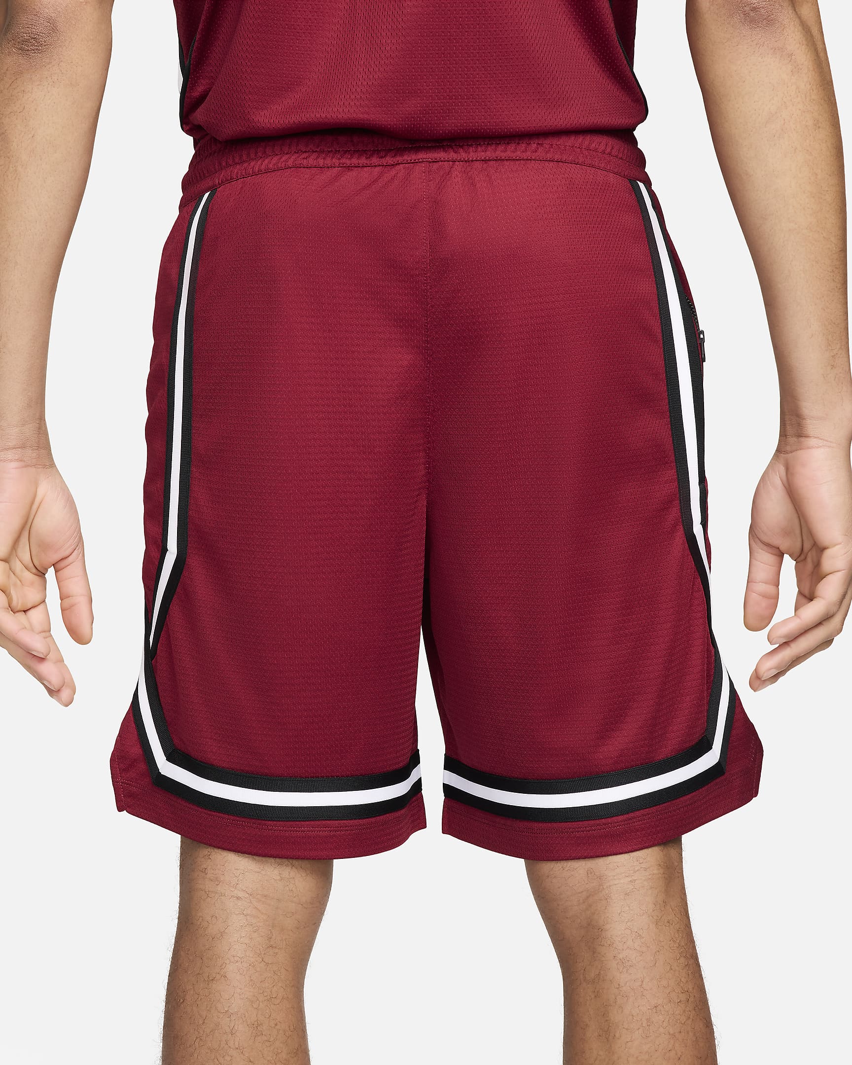 Basketshorts Nike DNA Crossover Dri-FIT 20 cm för män - Team Red/Svart