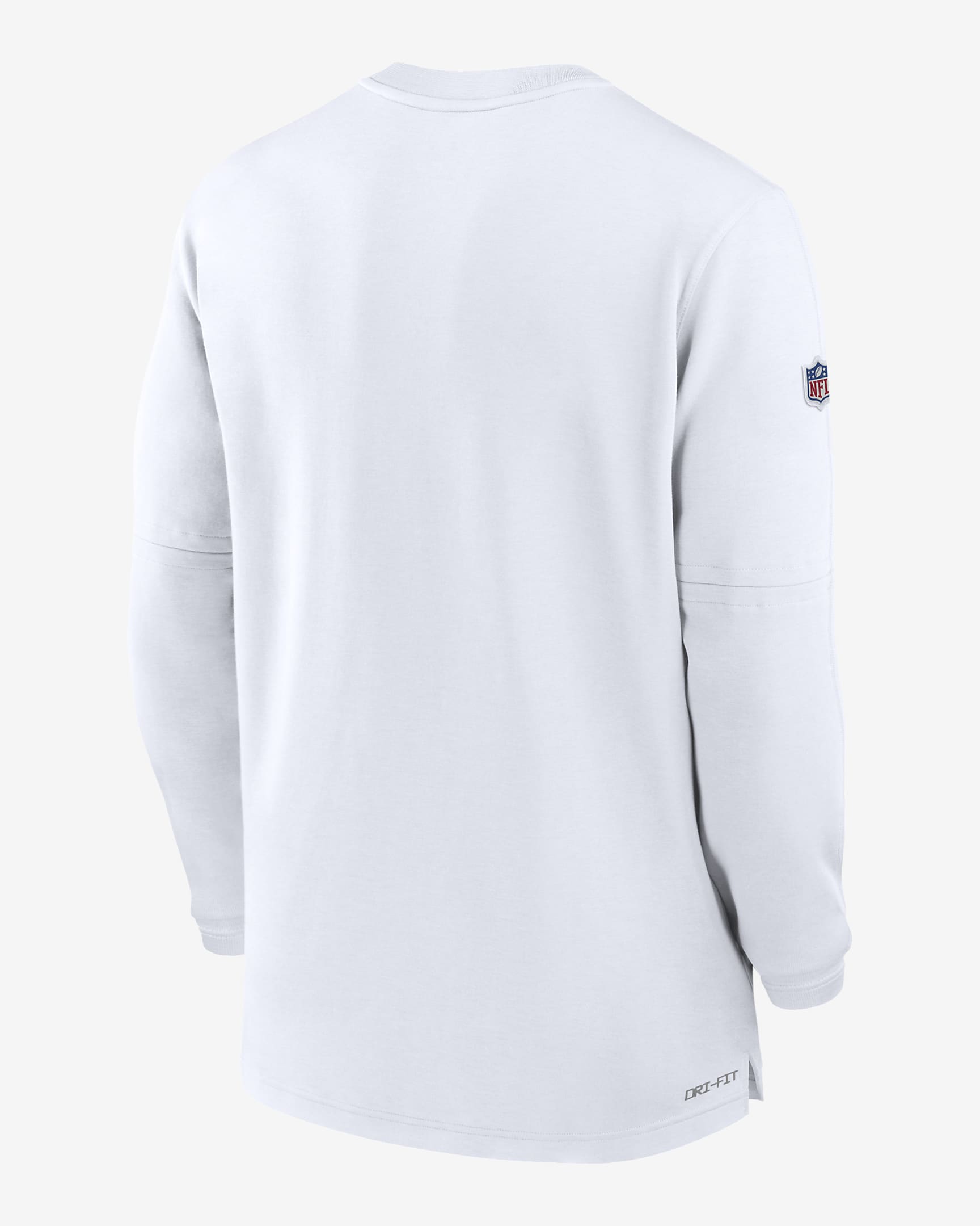 Playera de manga larga Nike Dri-FIT de la NFL de medio cierre para ...