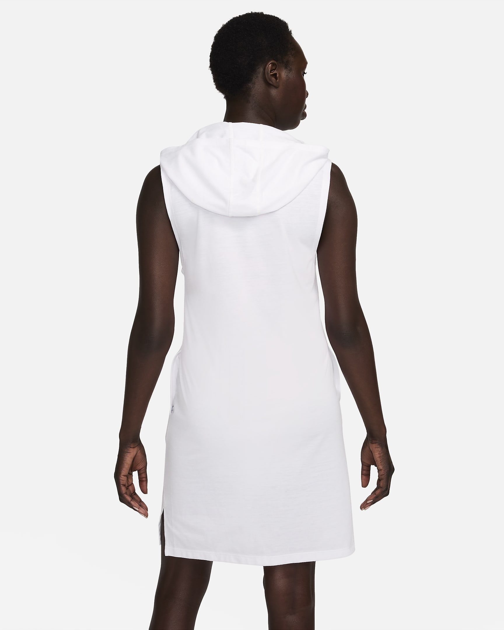 Vestido con gorro para mujer Nike Swim Essential - Blanco