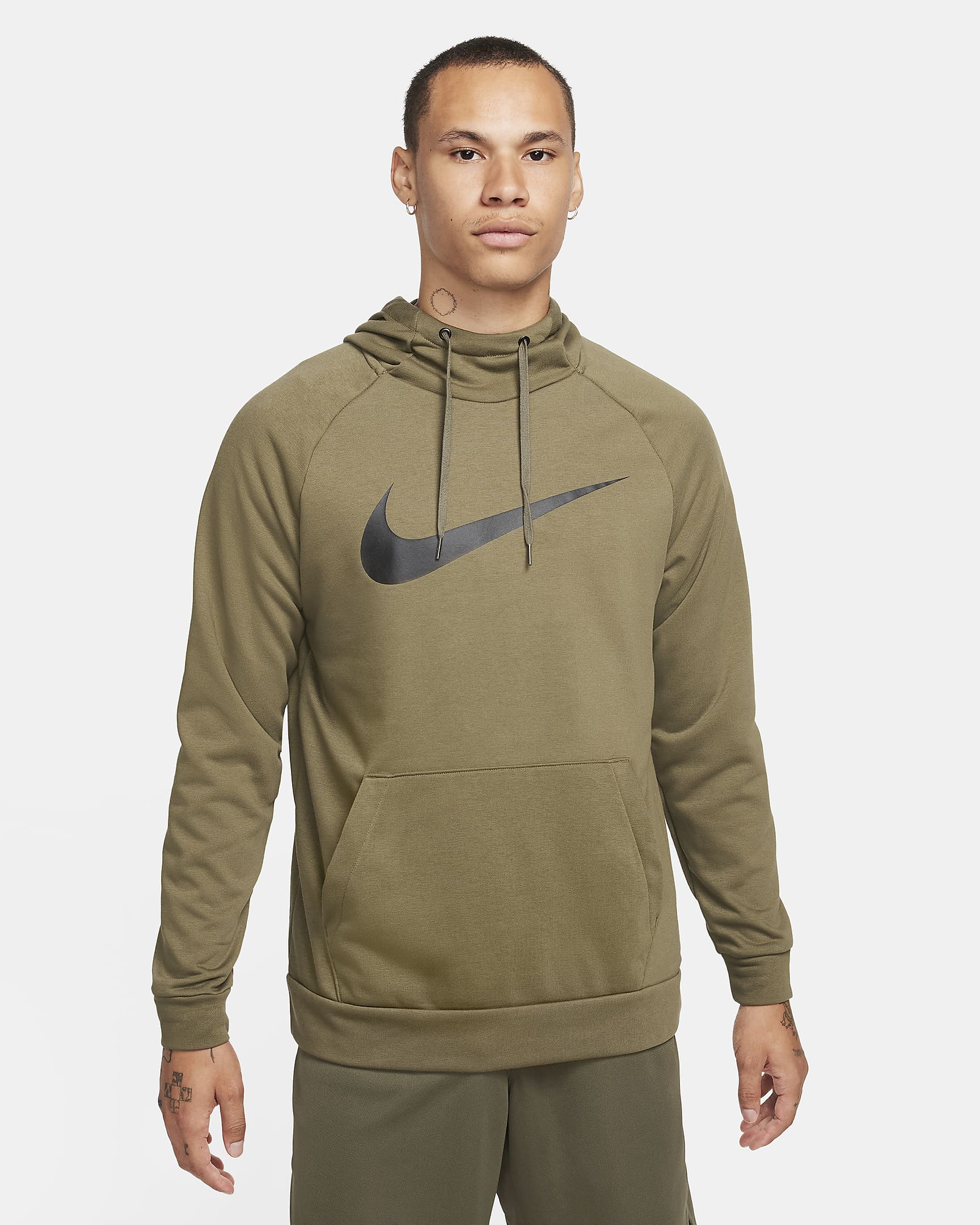 Nike Dry Graphic Men's Dri-FIT Hooded Fitness Pullover Hoodie. Nike SE