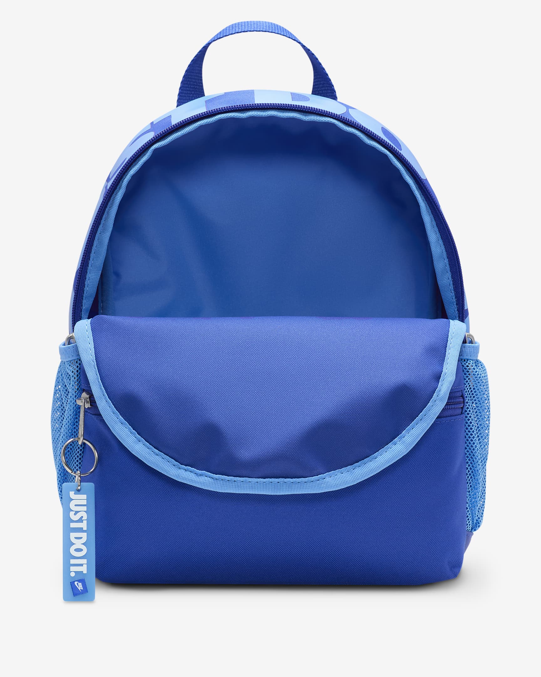 Mini sac à dos Nike Brasilia JDI pour enfant (11 L) - Game Royal/University Blue/Blanc