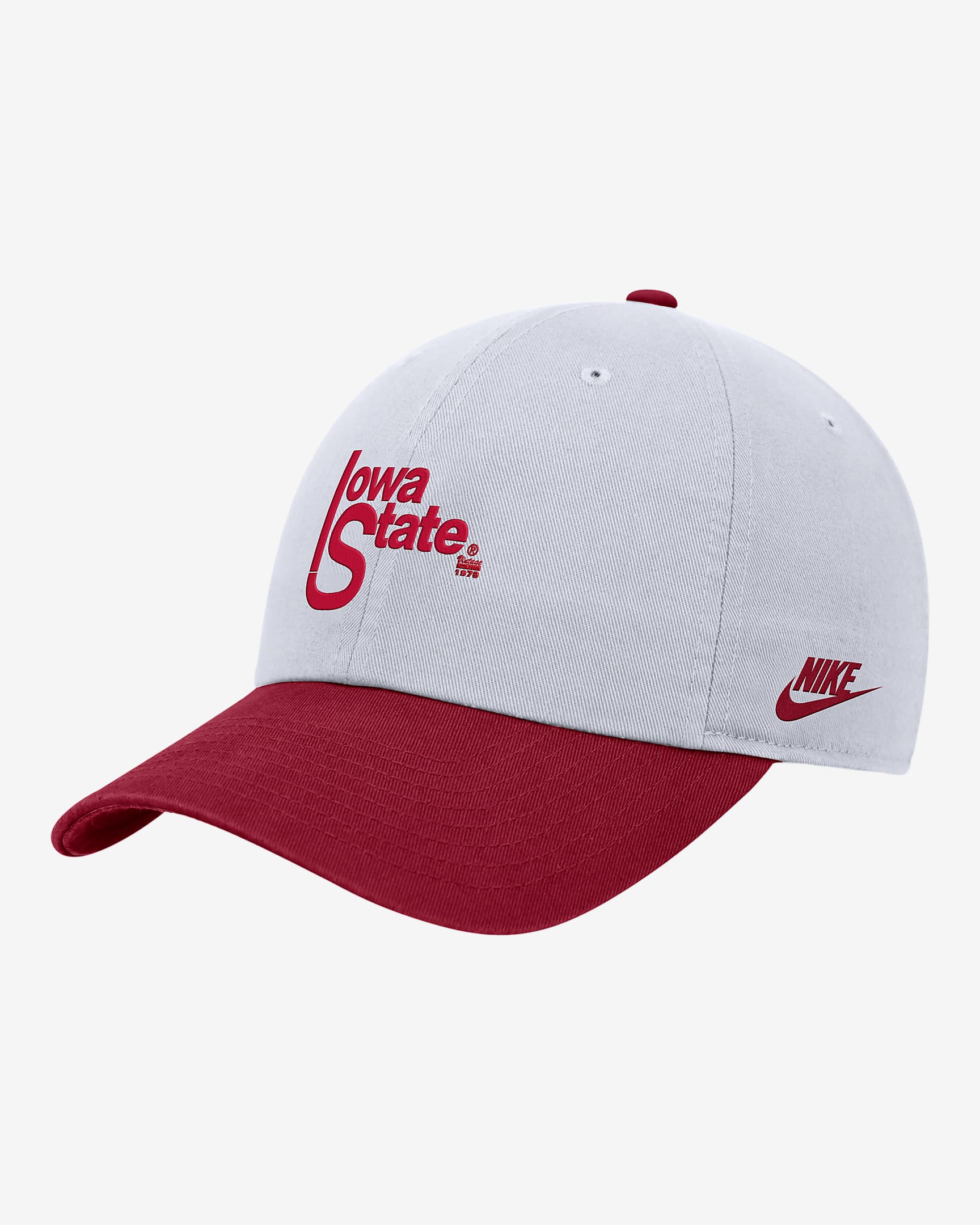 Iowa State Nike College Campus Cap - White